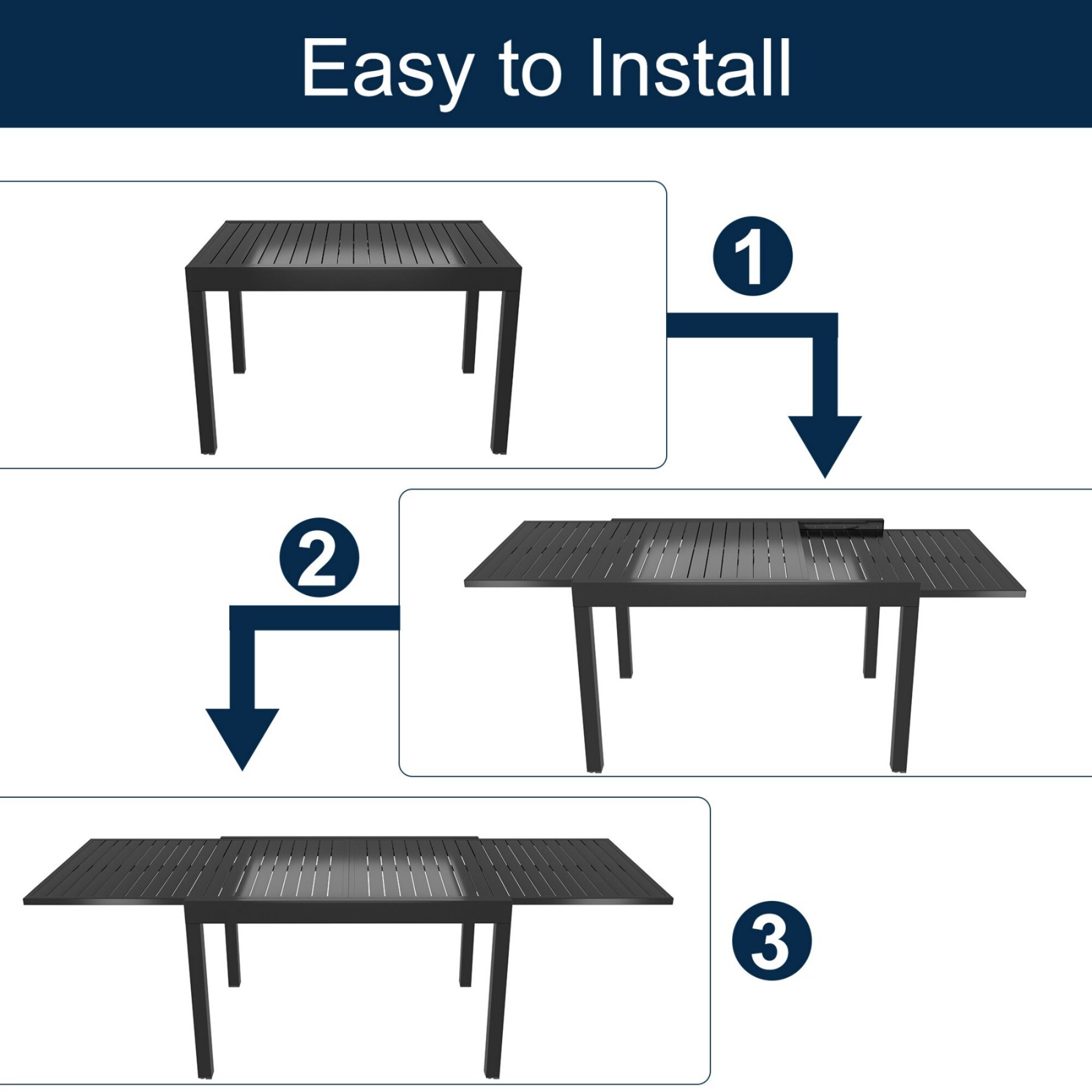 GZMR GZ-W1859T57 Patio-Tables - View #6