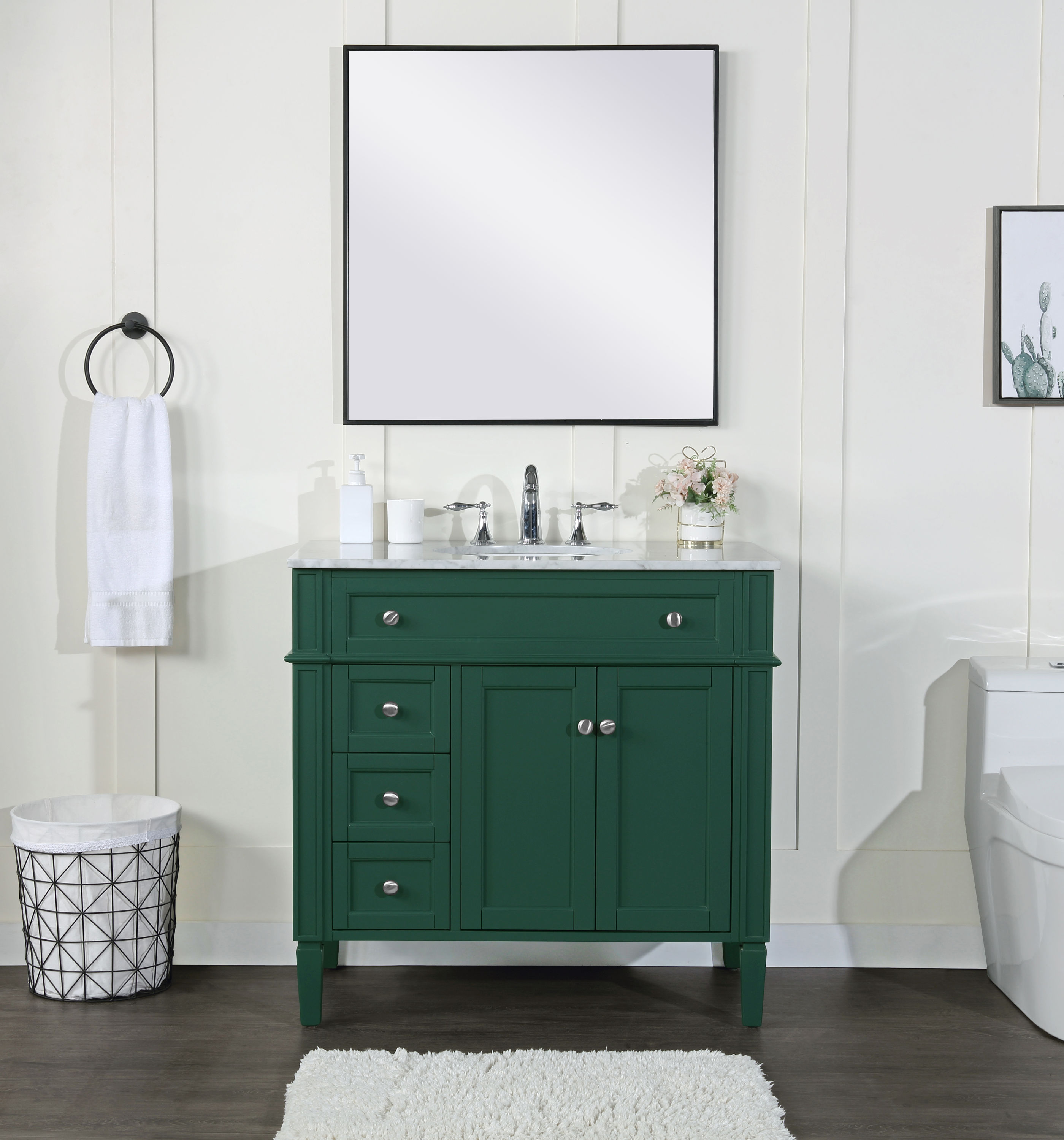 Elegant Decor HF37608GN Bath-Vanity-Combo - View #5