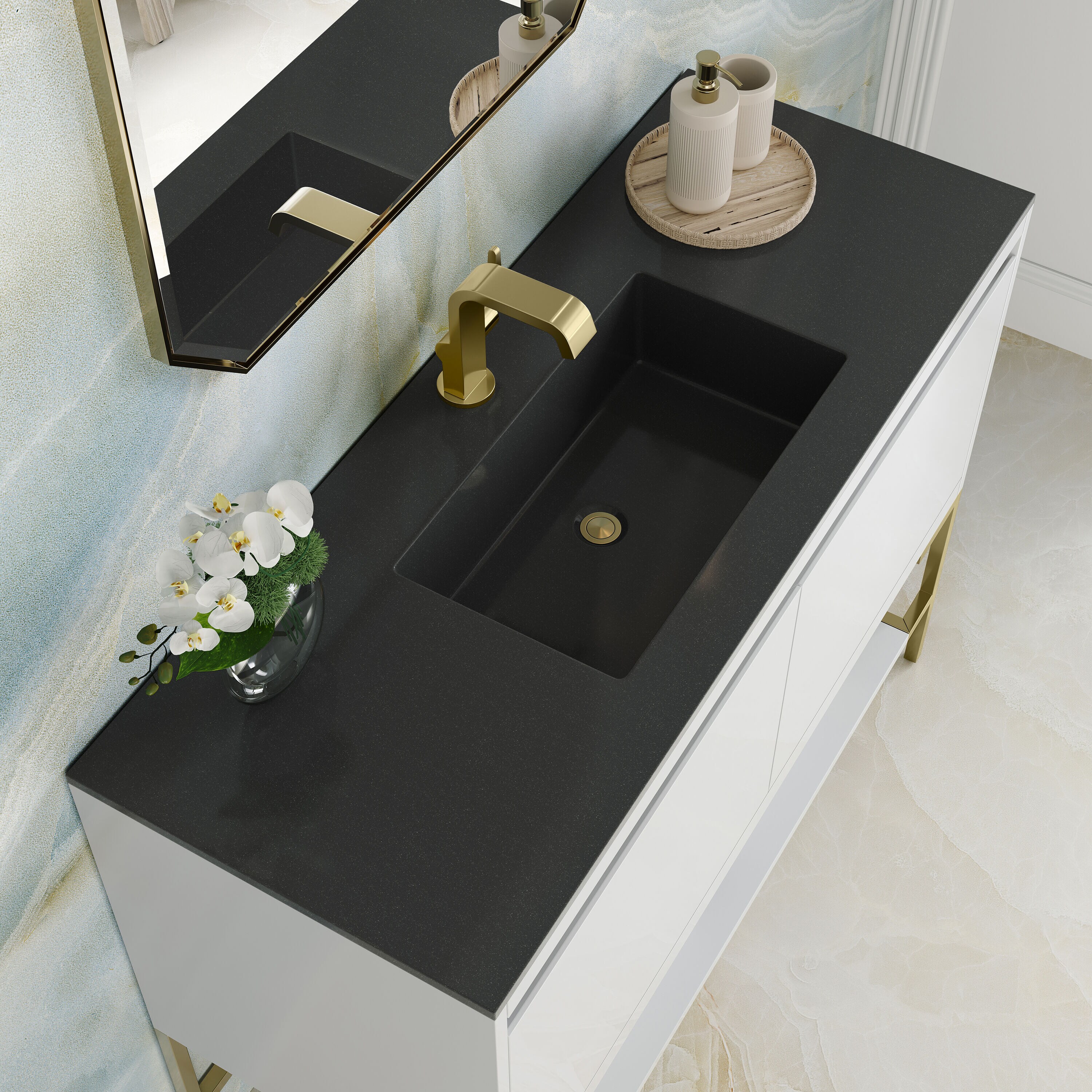 James Martin Vanities 805-V47.3-GW-CB-CH Bath-Vanity-Combo - View #5