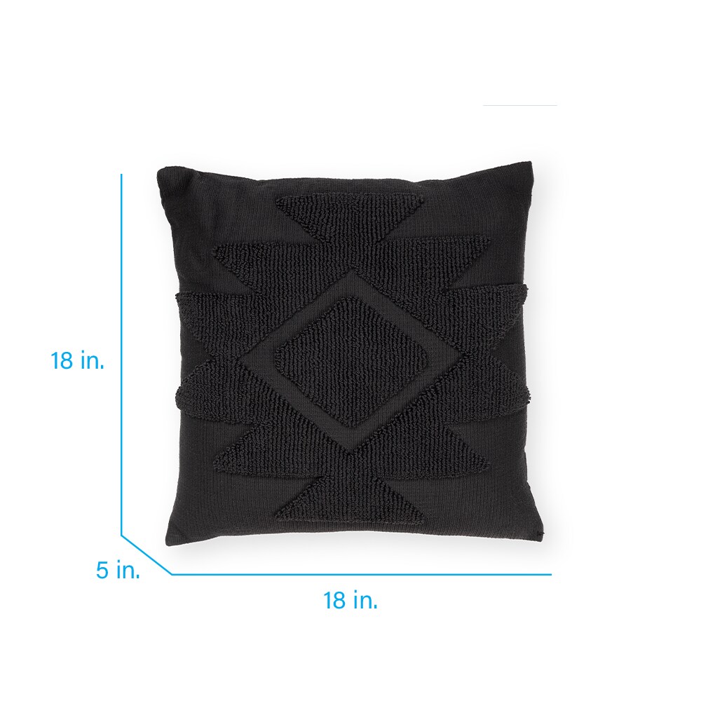 Origin 21 Geometric Faye Square Throw Pillow in the Outdoor Decorative