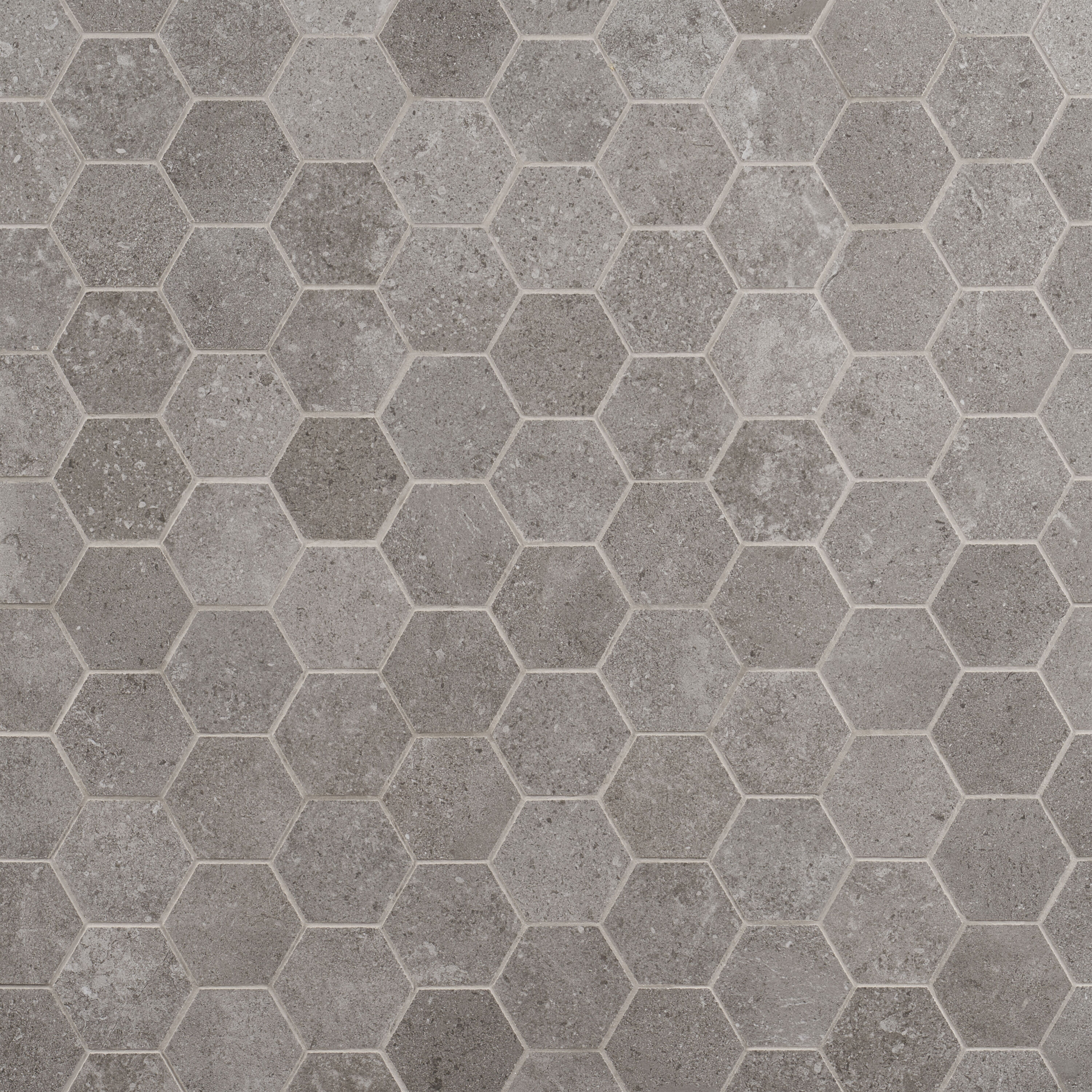 Artmore Tile EXT3RD108122 New Terrain Fossil 11-in x 13-in Matte Porcelain Stone look Hexagon Mosaic Floor and Wall Tile ( 0.82-sq ft Piece