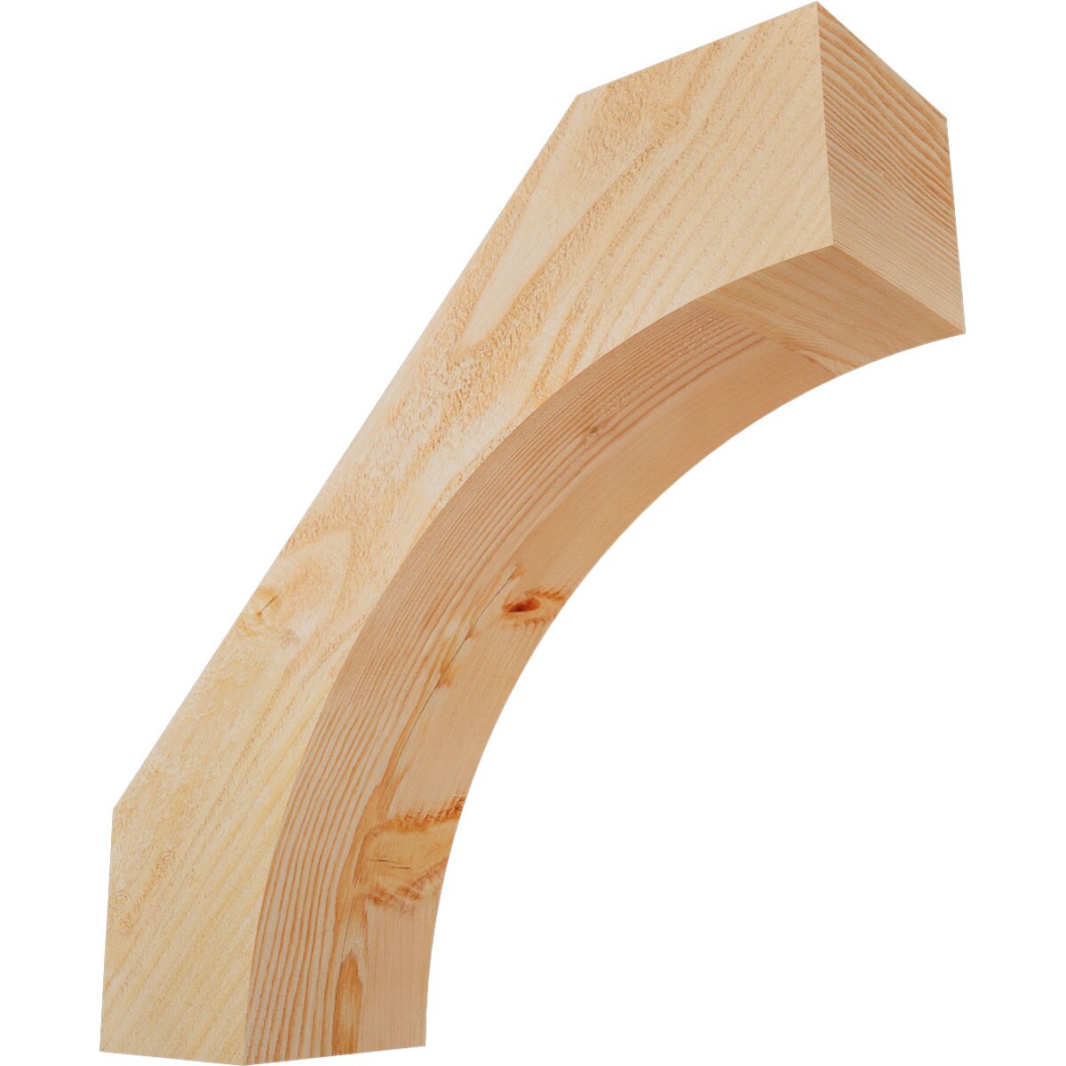 Ekena Millwork BRC06X20X20WTL00RDF 6-in x 20-in x 20-in Douglas Fir Wood Westlake Tough Sawn Knee Brace