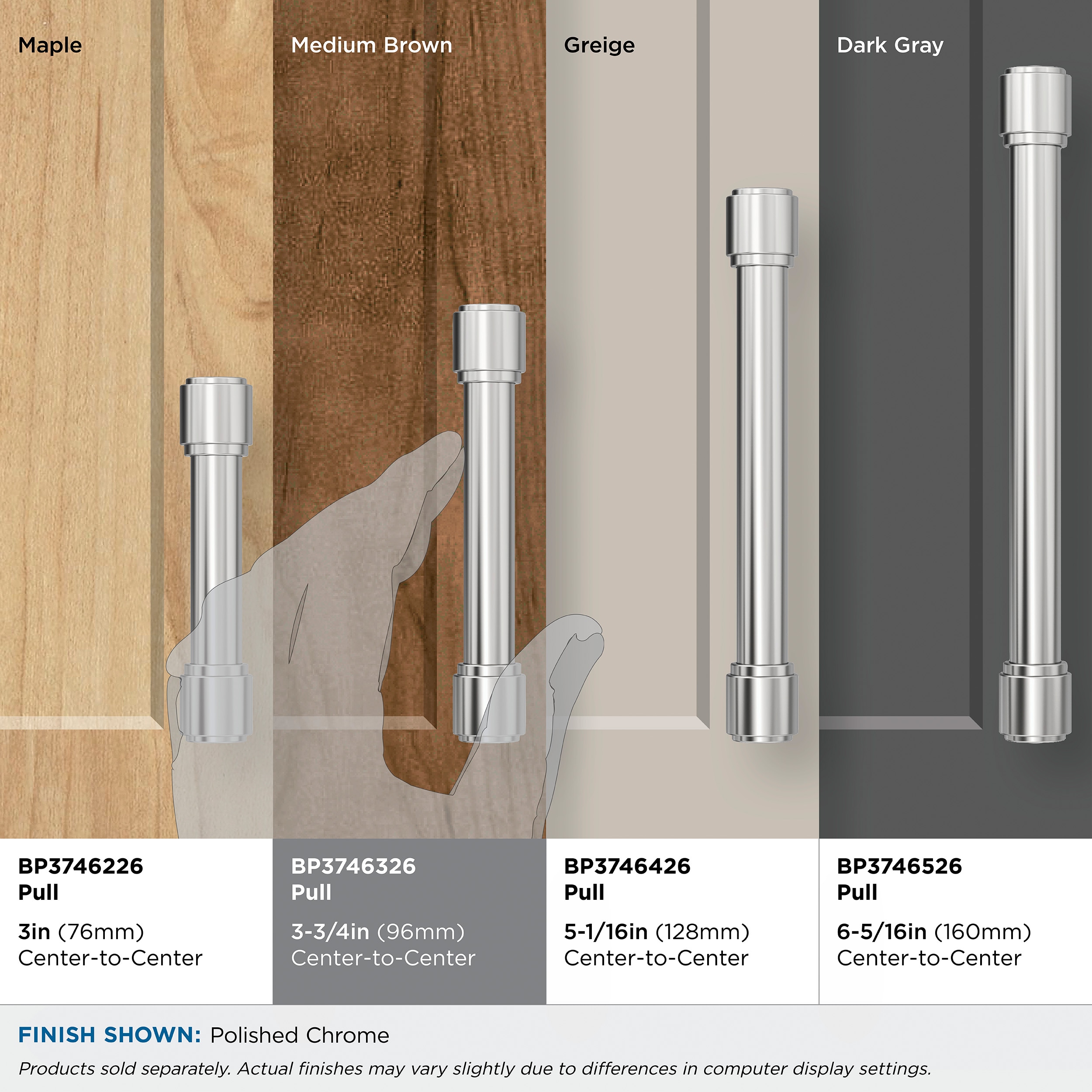 Amerock BP3746326 Cabinet-Pulls - View #8