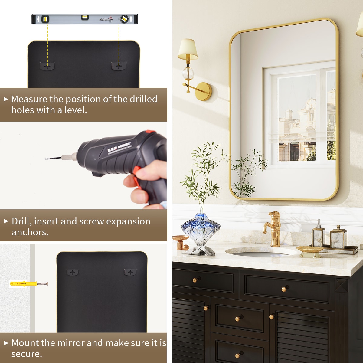 BEAUTYPEAK RE3048G Decor-Mirrors - View #8