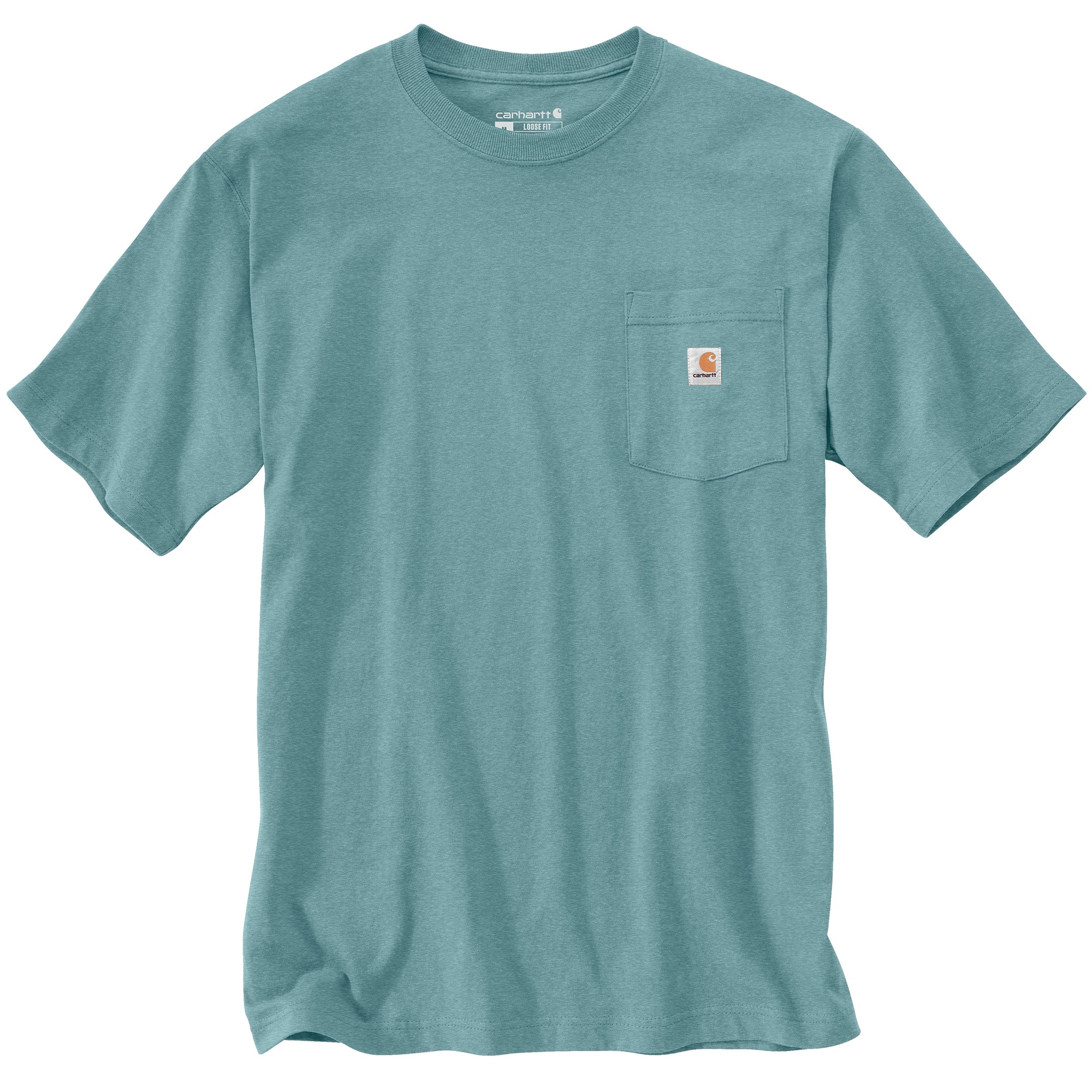 Carhartt K87-HL12XLREG Men's Blue Knit Short sleeve T-shirt ( 2XL )