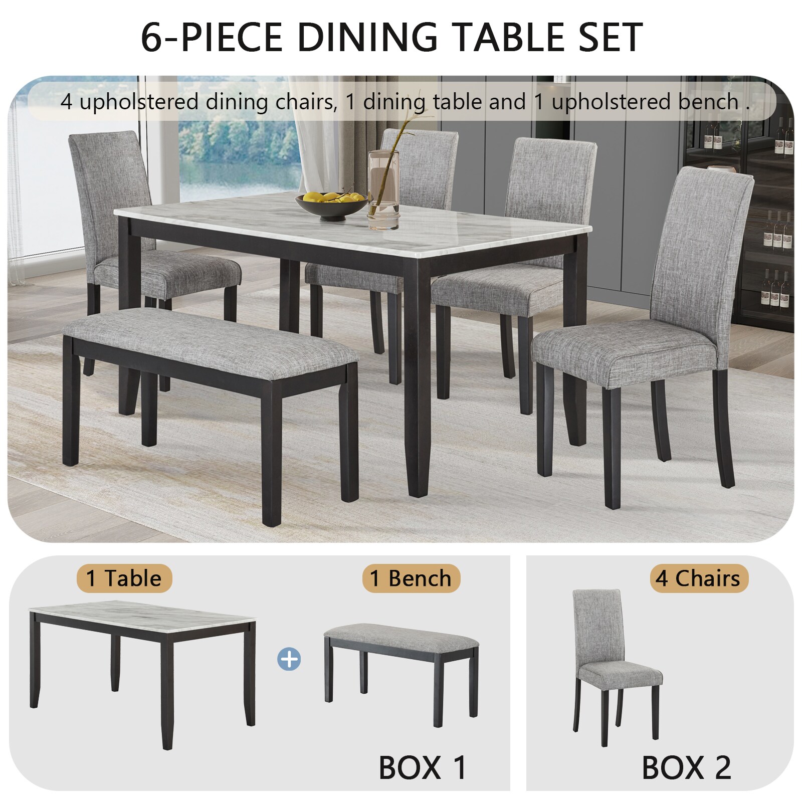 Siavonce XH00057 Dining-Sets - View #4
