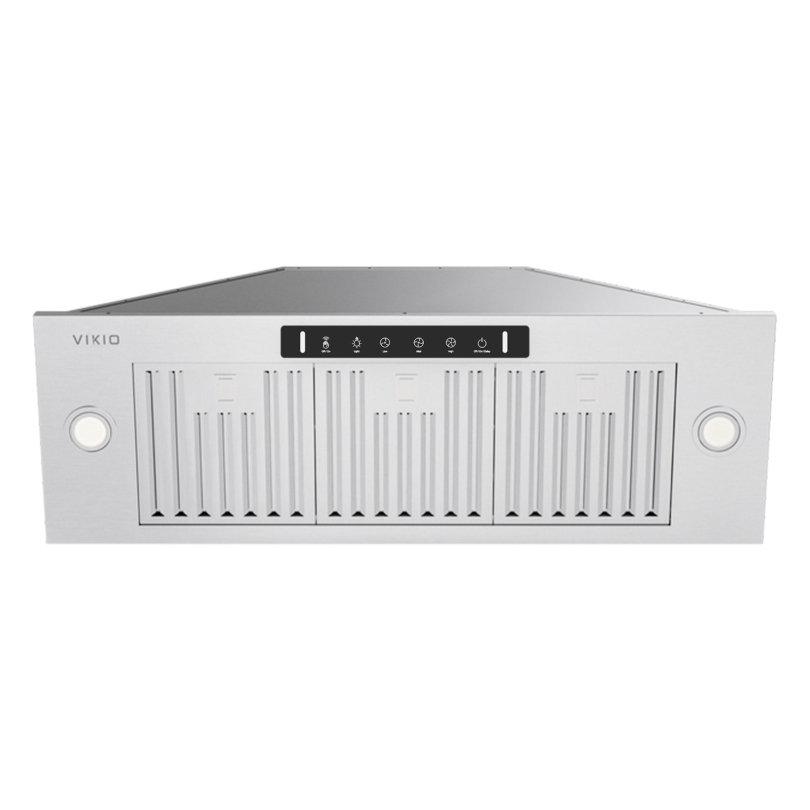 VIKIO VIKRB12-36 36 inch 550-CFM Recirculating Stainless steel Insert Under Cabinet Range Hood with Charcoal Filter