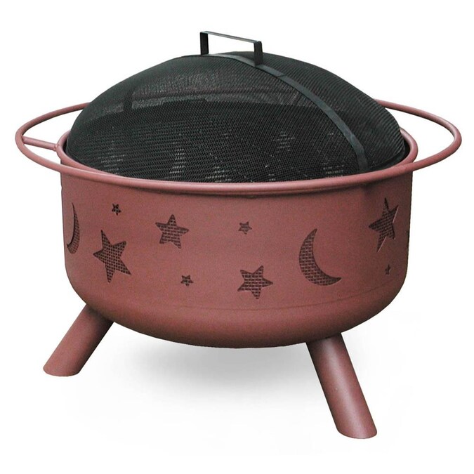 Landmann Usa Bnz Star Moon Steel Firepit In The Wood Burning Fire Pits Department At Lowes Com