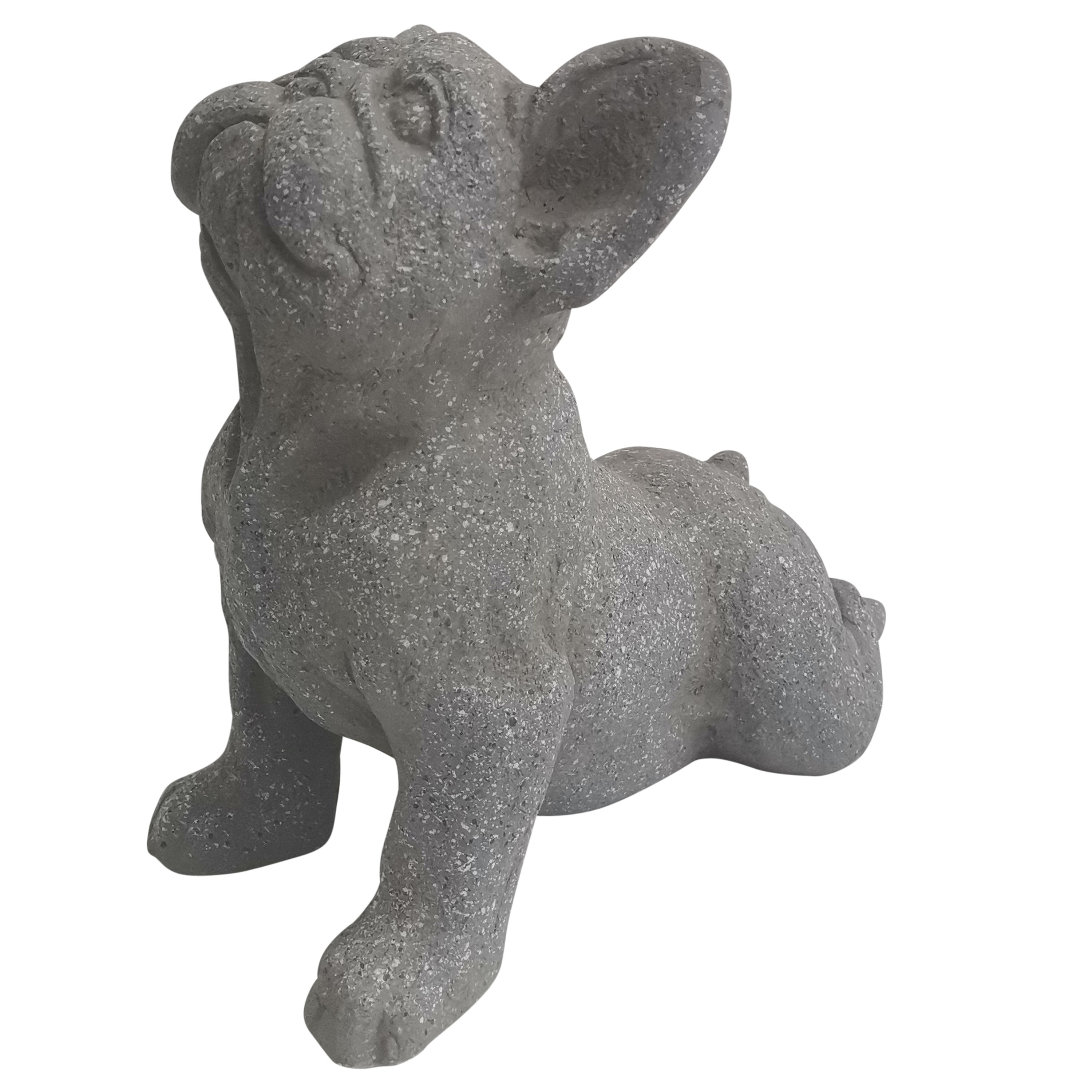 Sagebrook Home 16869-01 12-in H x 14-in W Gray Animal Garden Statue