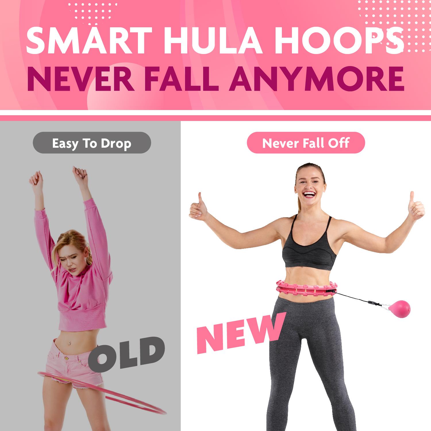 Smart Hula Hoop- Abs Workout Weight Loss Burn Fat Ab Swing in the Ab & Core  Training department at