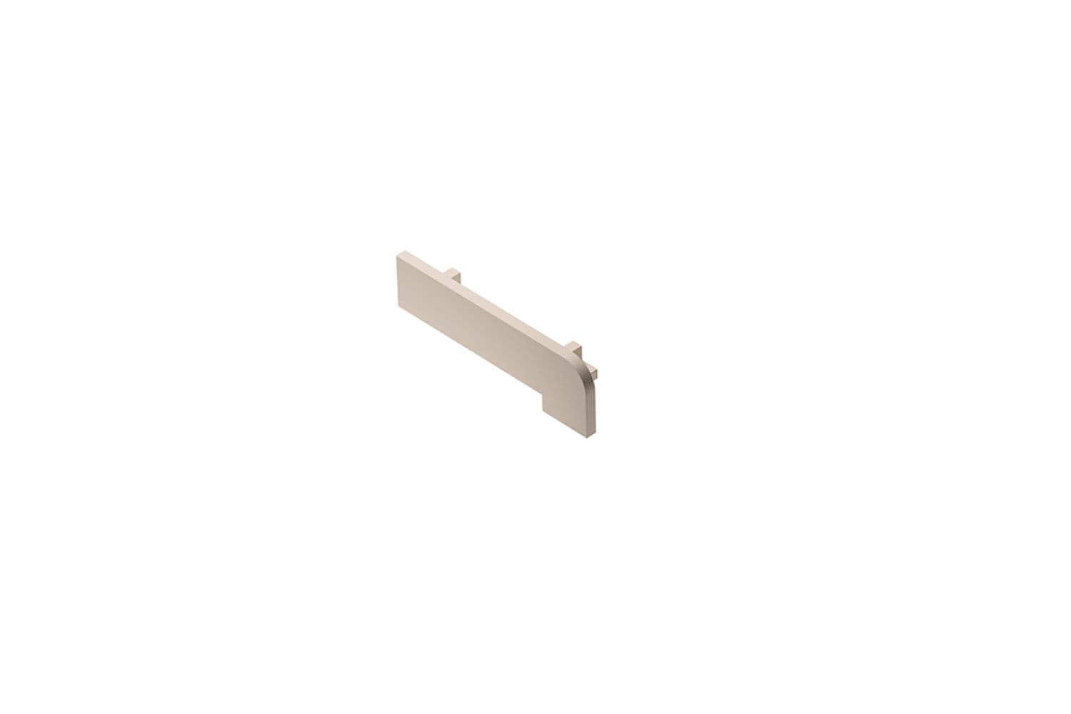 Schluter Systems E/TV42SP Trep-V 0.468-in W x 1.656-in L Sand pebble PVC End caps Tile Edge Trim