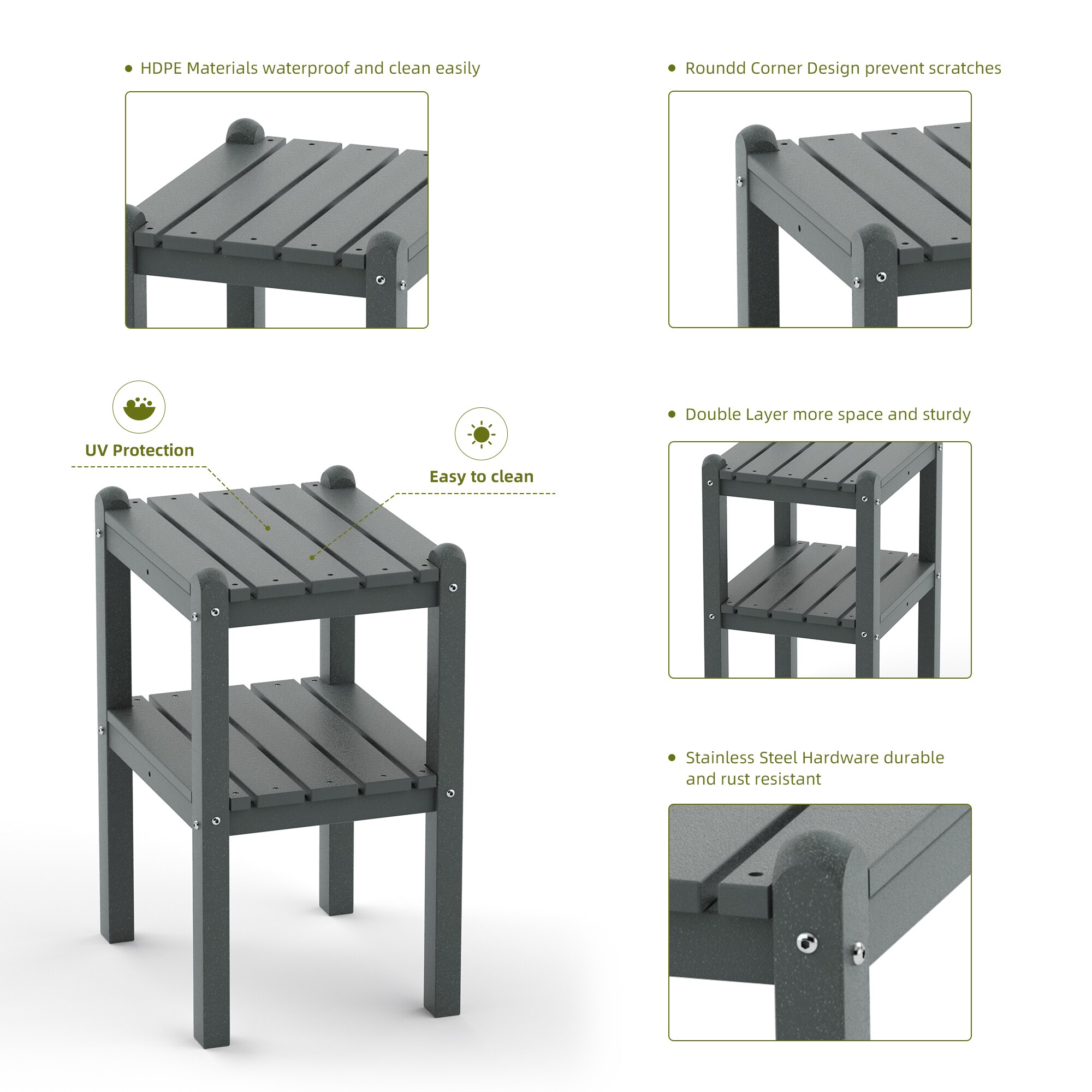 Upland ST-HE03-GY Patio-Tables - View #2