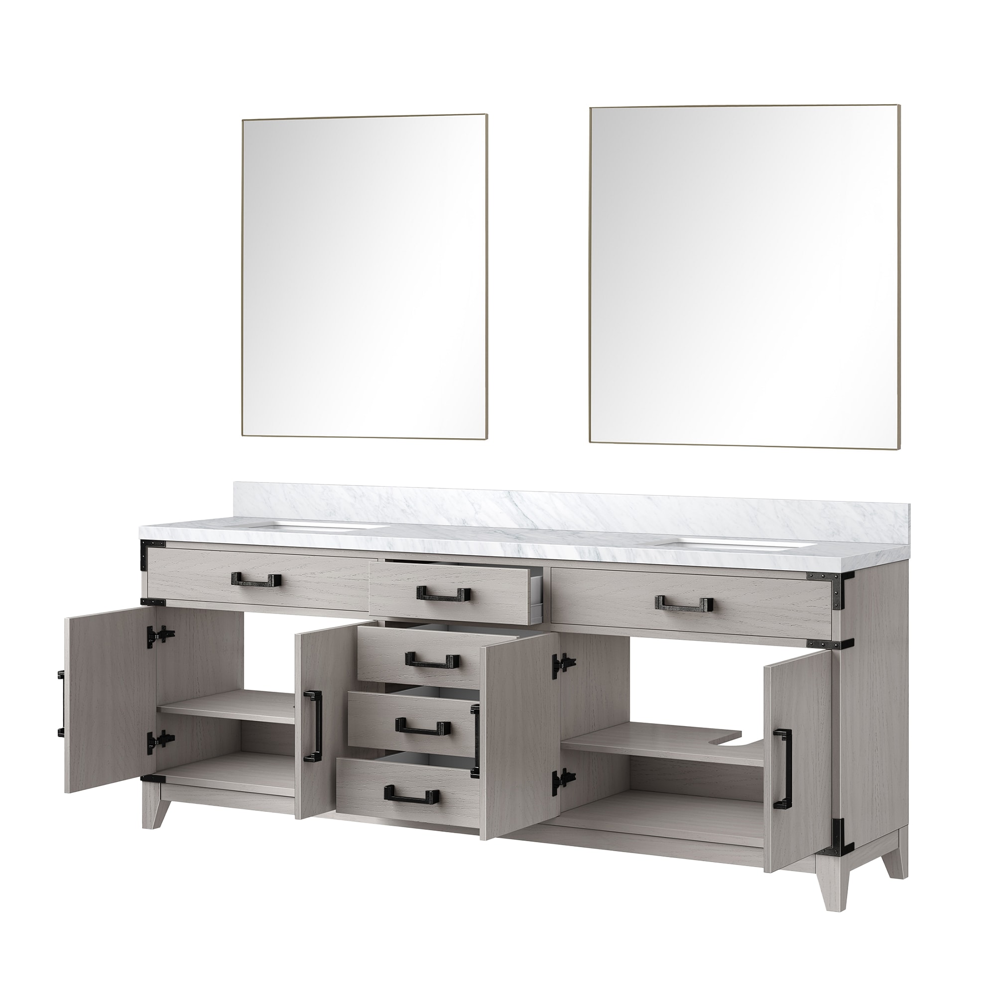 Lexora LVW80DM110 Bath-Vanity-Combo - View #3