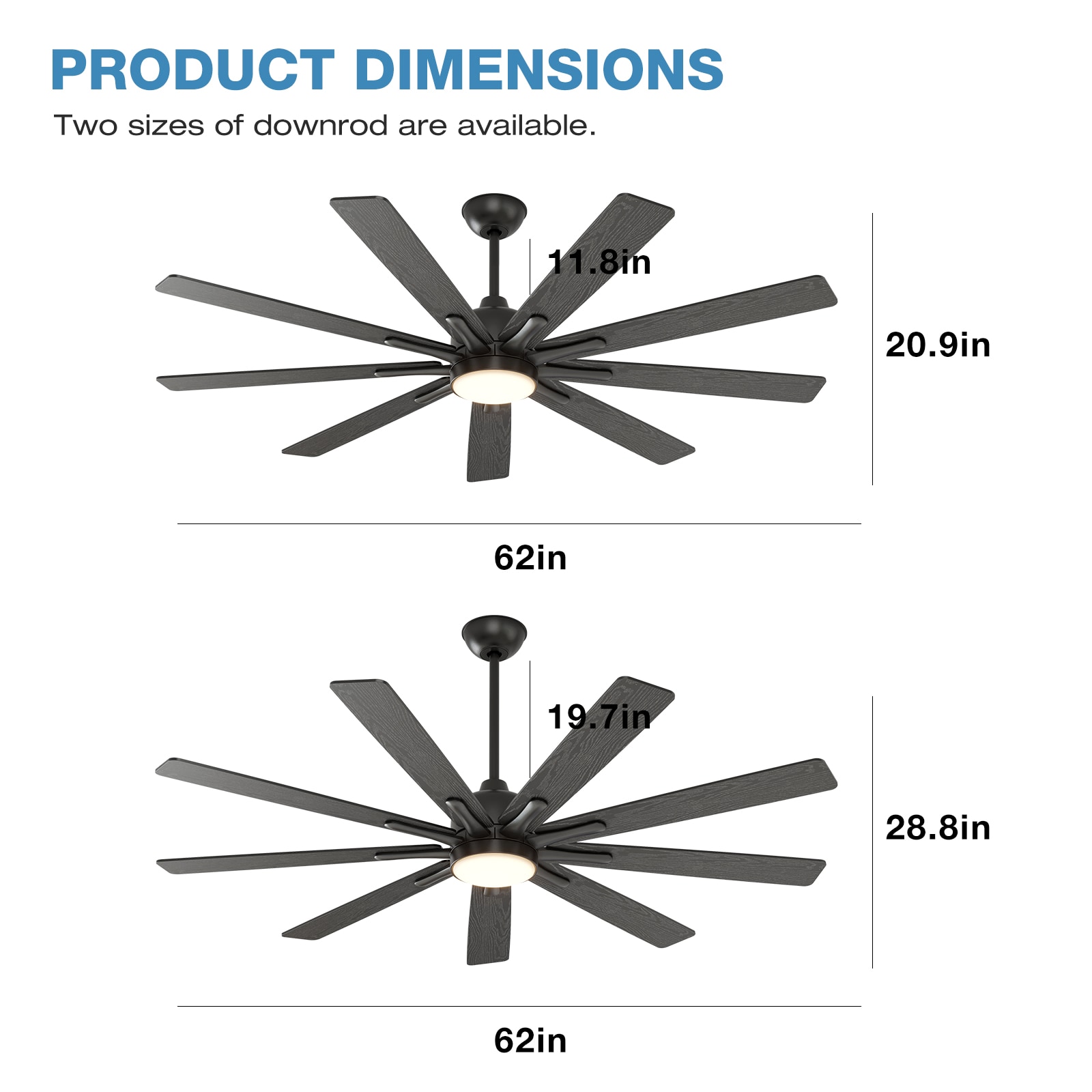 Warmiplanet WICF13 Ceiling-Fans - View #7