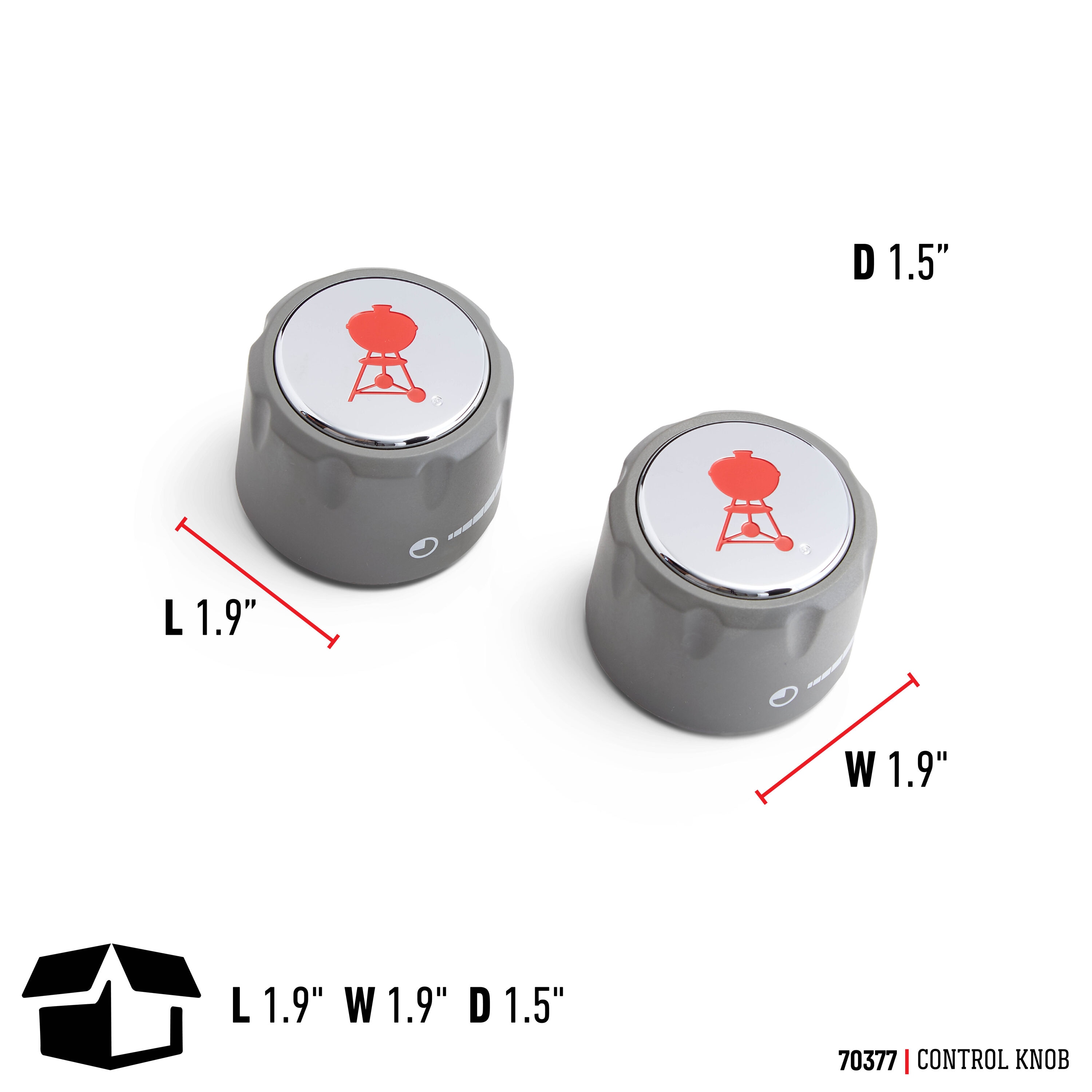 Weber 70377 Gas-Grill-Knobs-Handles - View #2