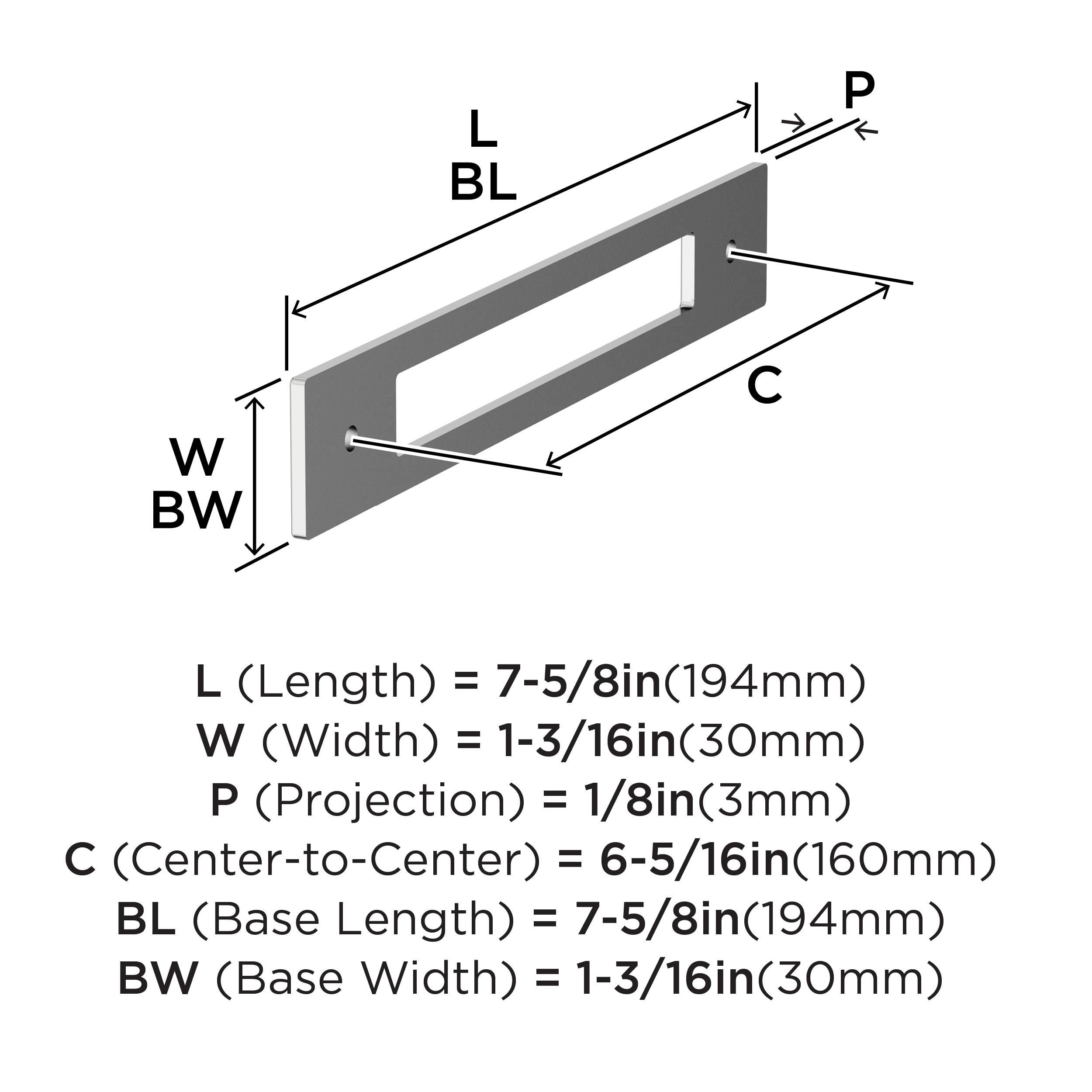 Amerock BP3778426 Drawer-Hardware - View #4