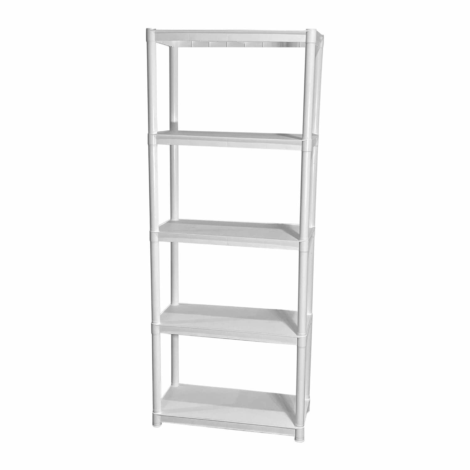 Juggernaut Storage 325173 5 -Tier Heavy Duty White Stainless steel Utility shelving unit ( 30-in W x 14-in D x 75.5-in H )