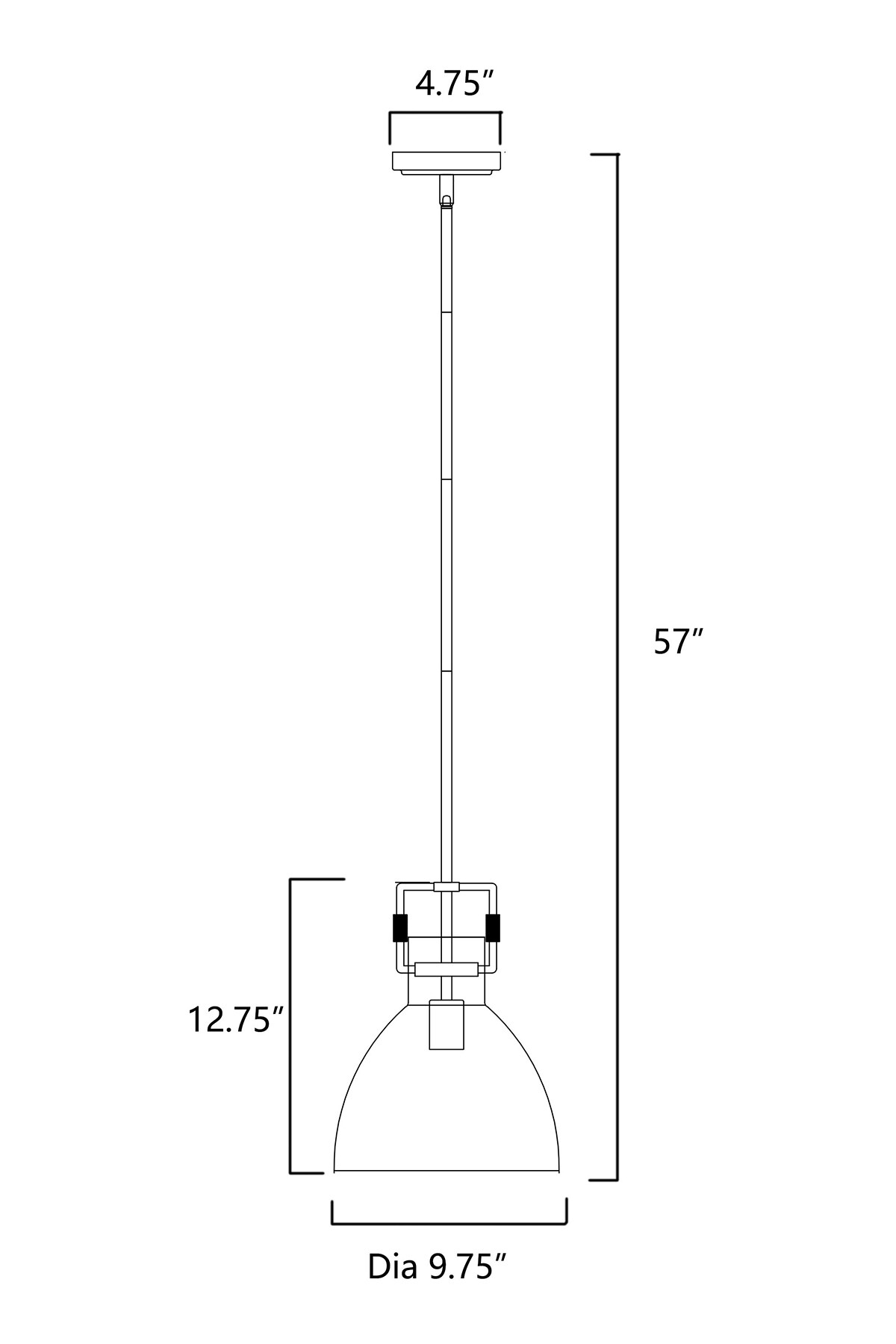 Edvivi EPJ4535BKAG Pendant-Lights - View #14