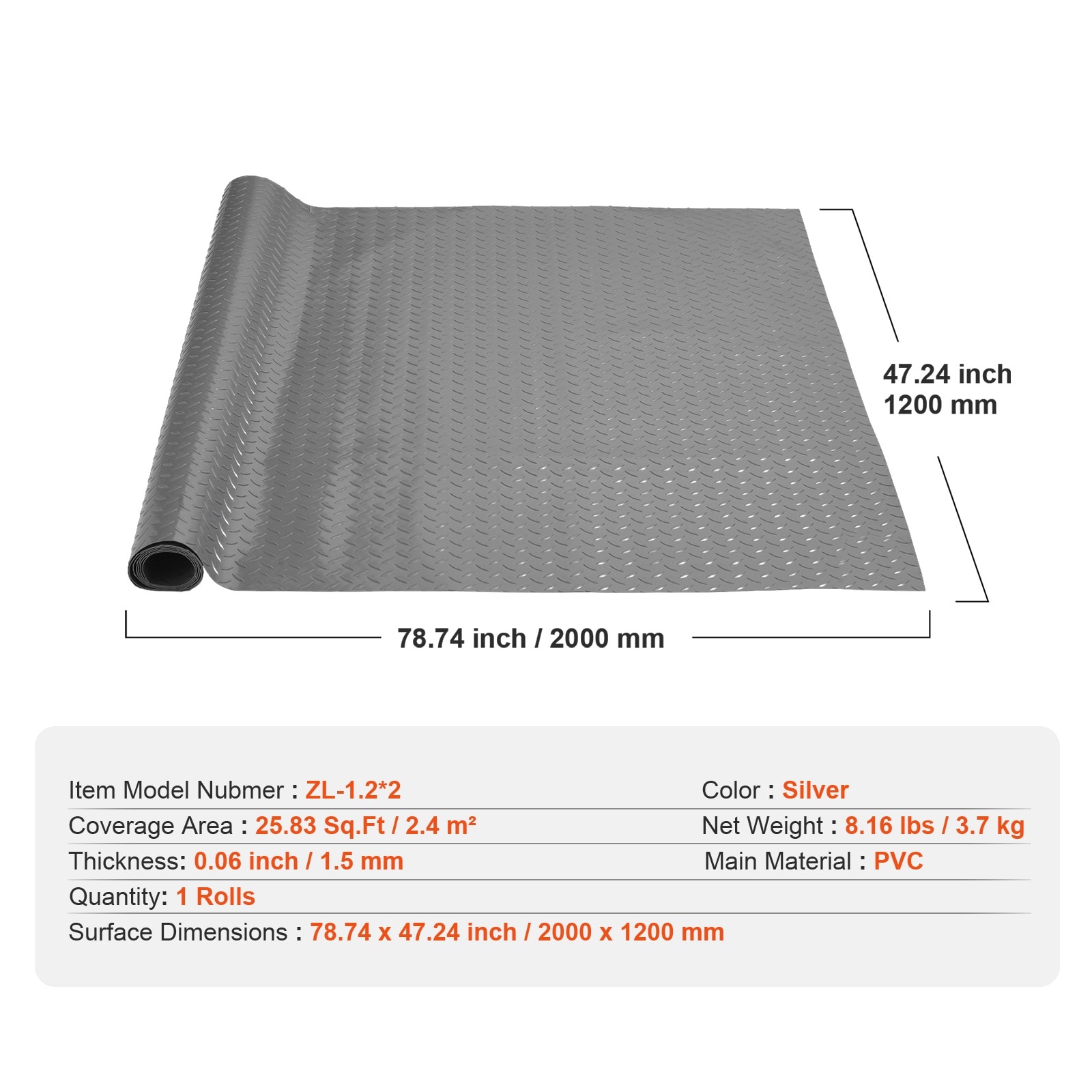 SVOPES SVOPESPVCDBYS02237V0 Garage-Flooring-Rolls - View #8