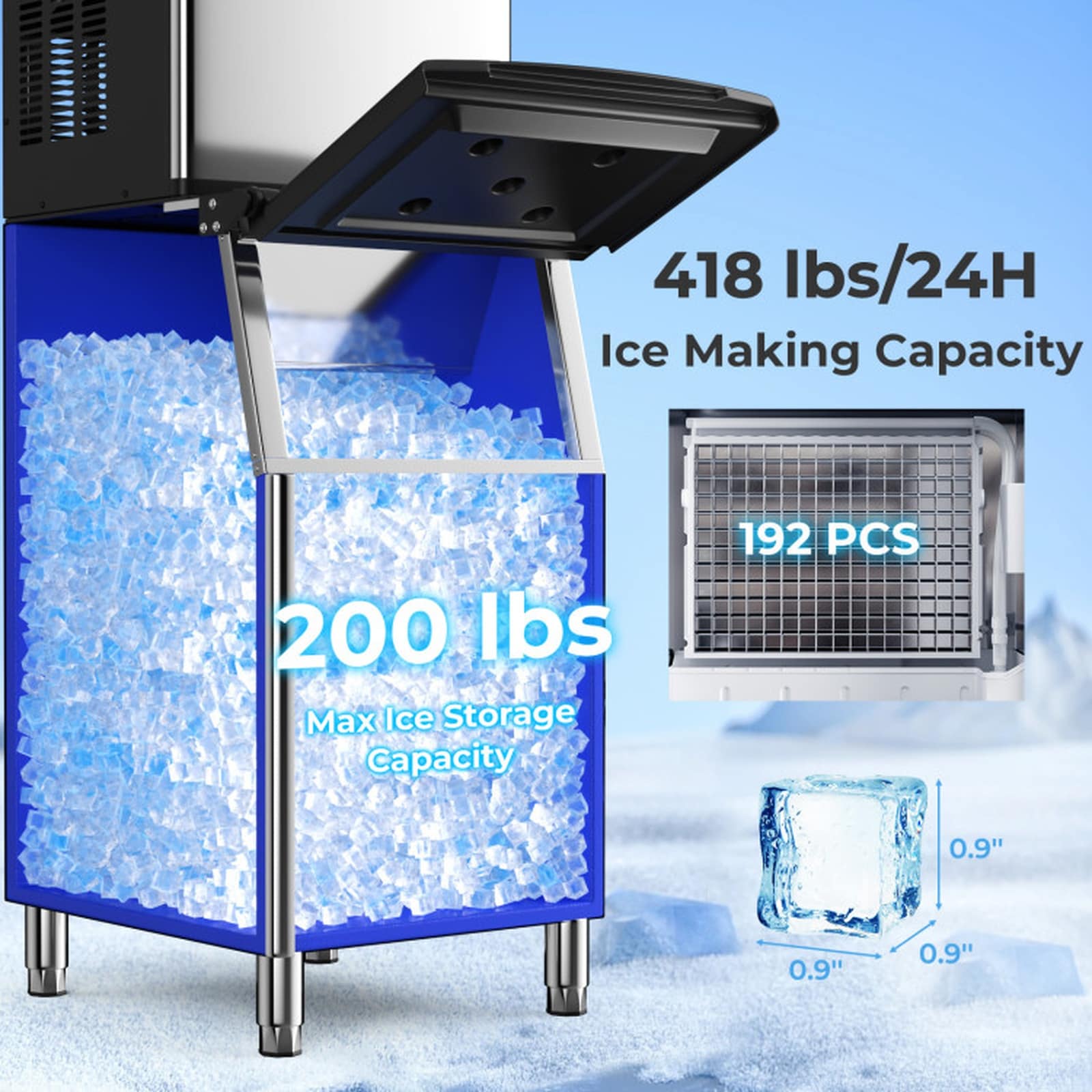 SUGIFT LW047SUGHY493 Commercial-Ice-Makers - View #8