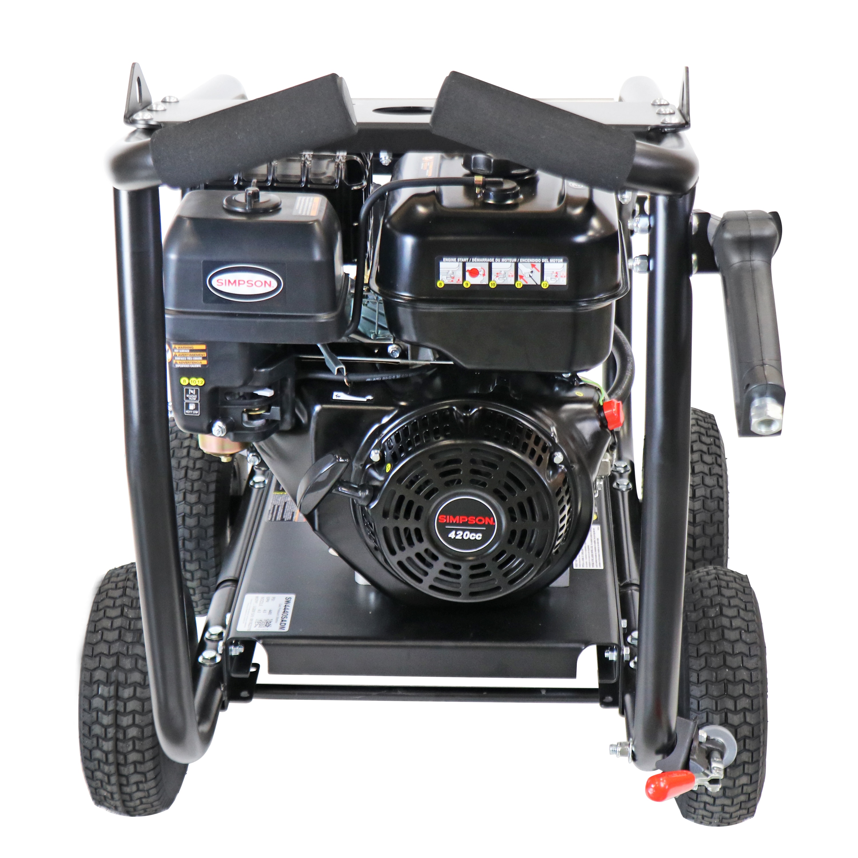 SIMPSON SuperPro Roll Cage 4-GPM (49-State) 4400 PSI 4-Gallons Cold Water  Gas Pressure Washer in the Pressure Washers department at