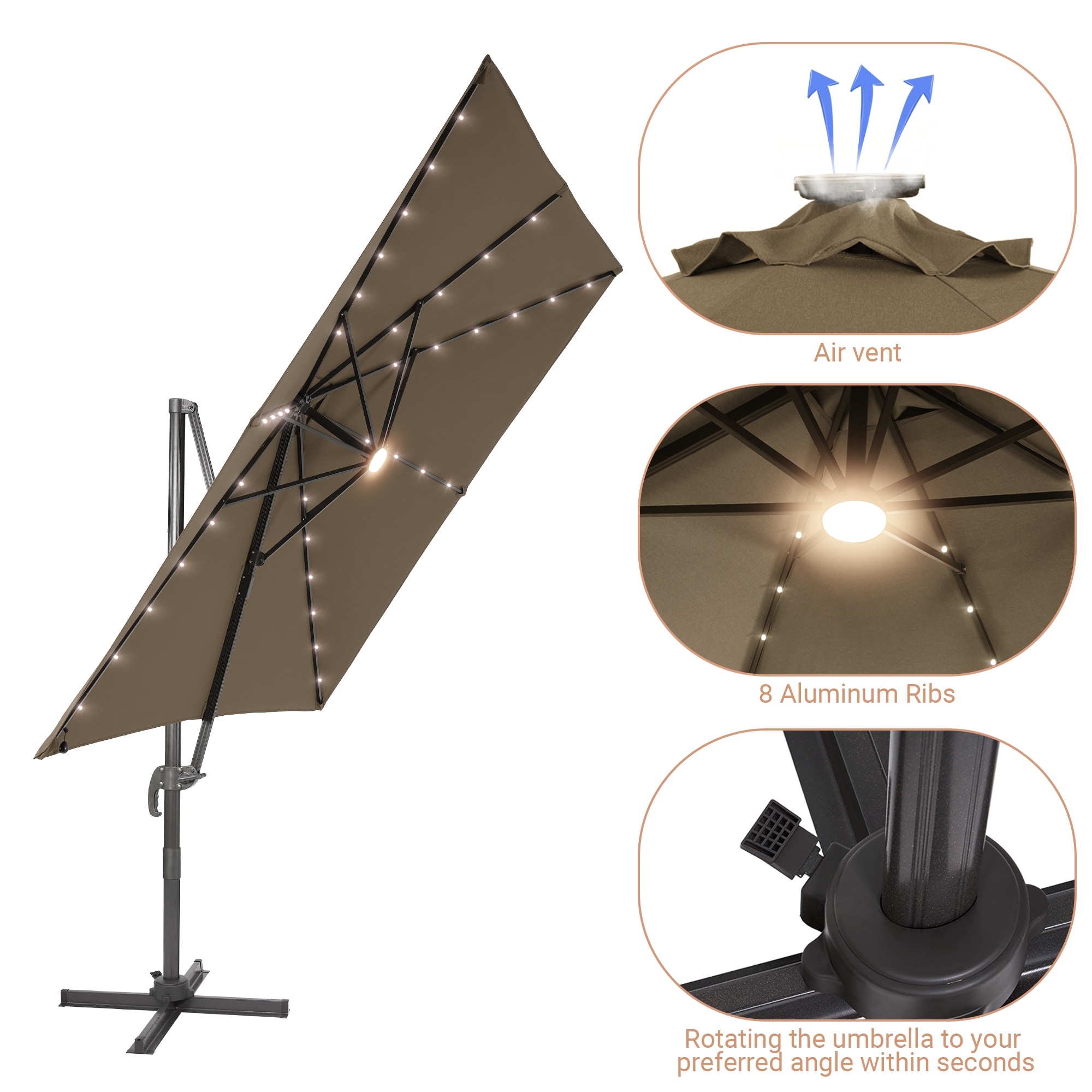 ACEGOSES LW-108TP-LED Umbrellas-2 - View #5