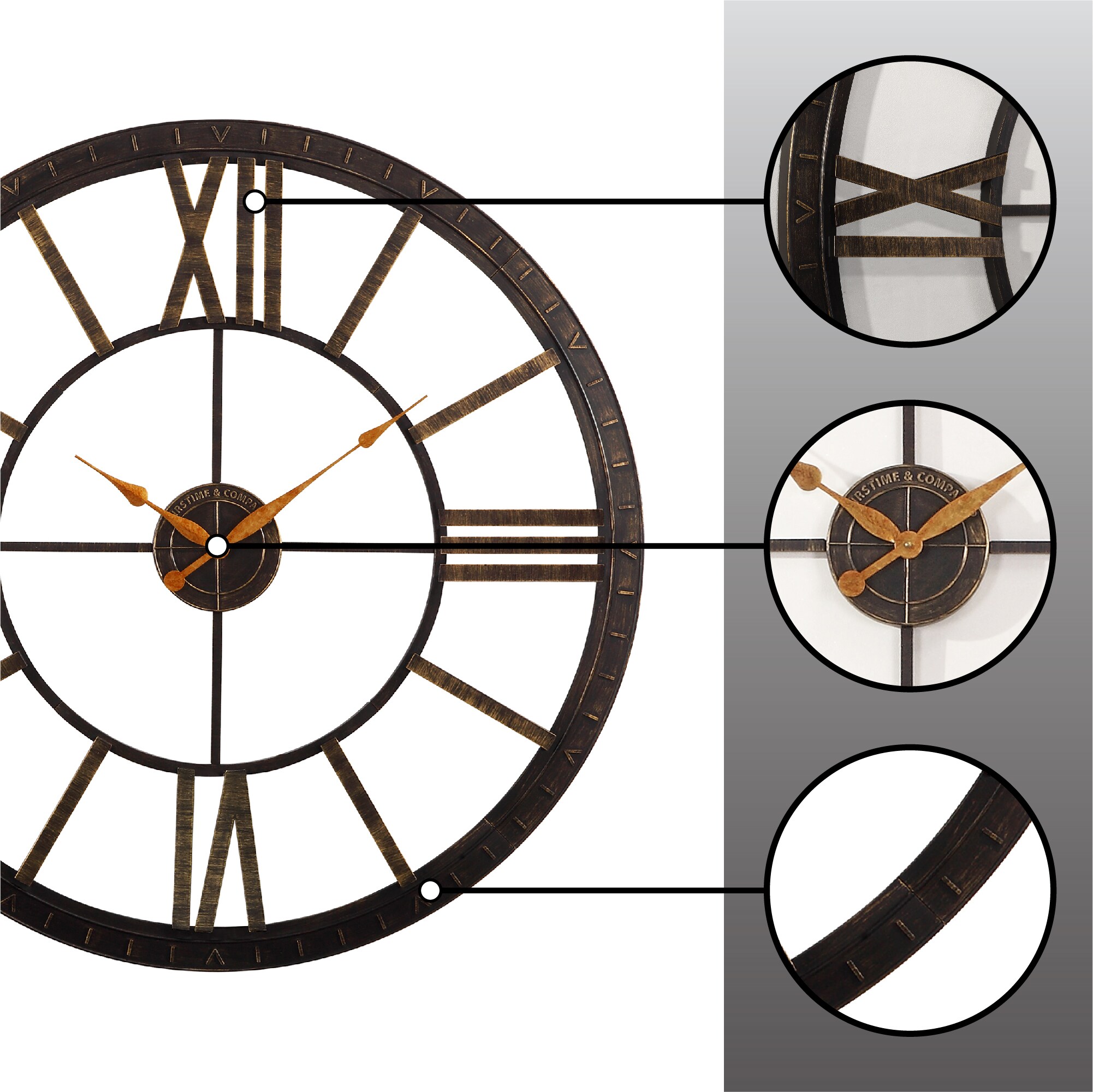 FirsTime 10084 Indoor-Outdoor-Clocks - View #6