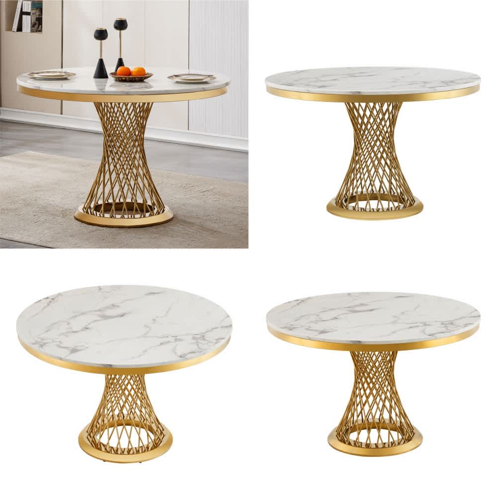 Coolbibila ALAYA-TABLE-GOLD Dining-Tables - View #4