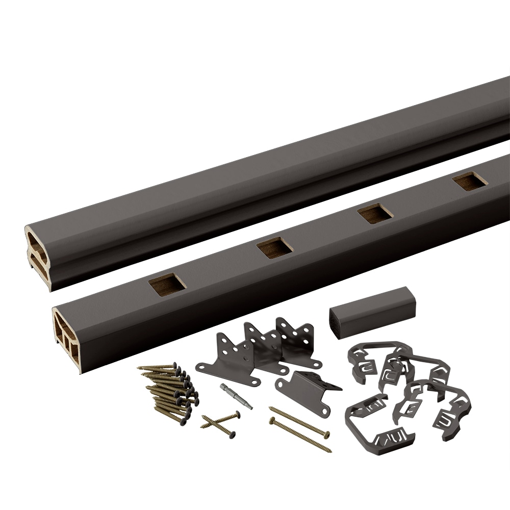 TimberTech TXRP6B RadianceRail Express 6-ft x 36-in Black Composite Deck Rail Kit