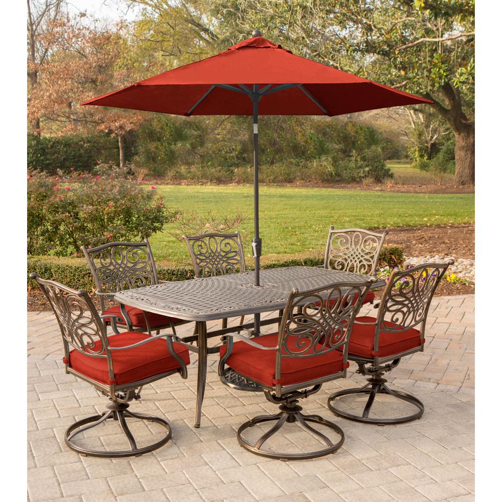 Hanover TRADDN7PCSW6-SU-R Patio-Dining-Sets - View #11