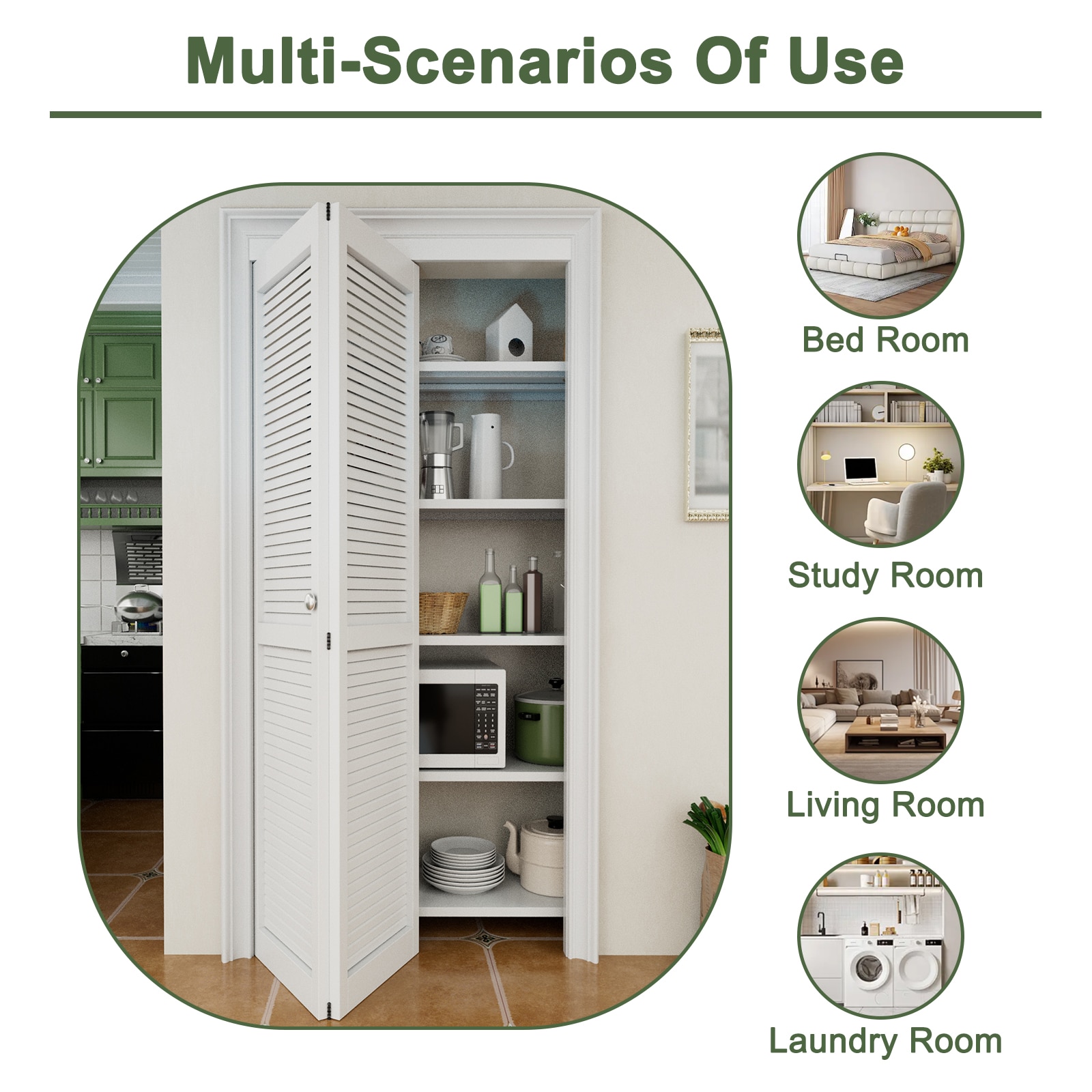 JUJUBON IN-BIWT-BF-XB-3L-72R Bifold-Sliding-Closet-Doors - View #7