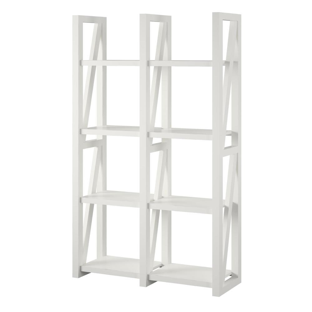 Ameriwood Home Crestwood White 8-Shelf Bookcase (36.22-in W x 60-in H x ...