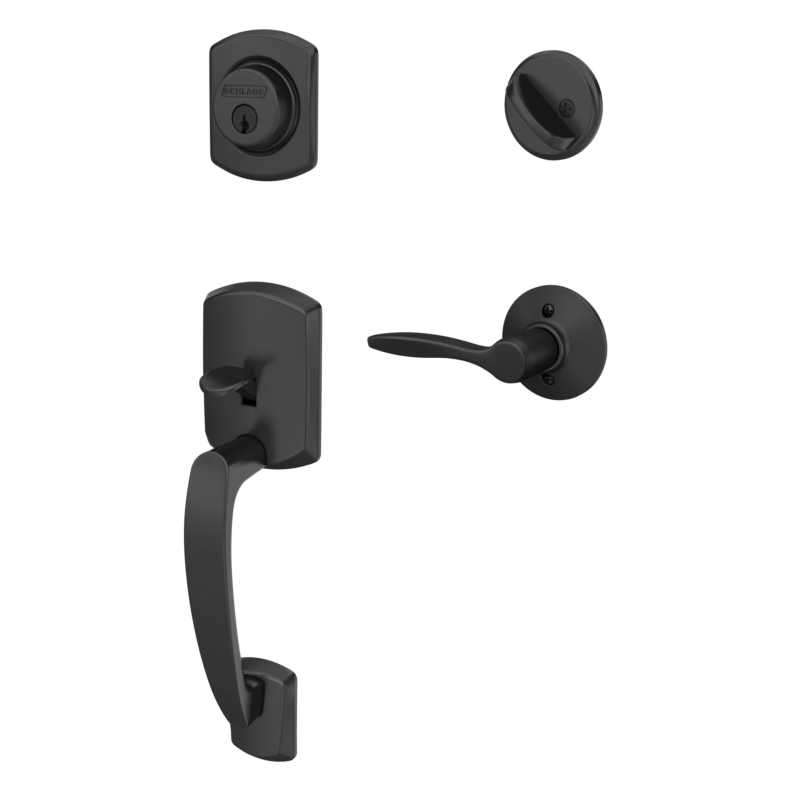 Schlage F60 GRW 622 DEL RH handlesets - View #8