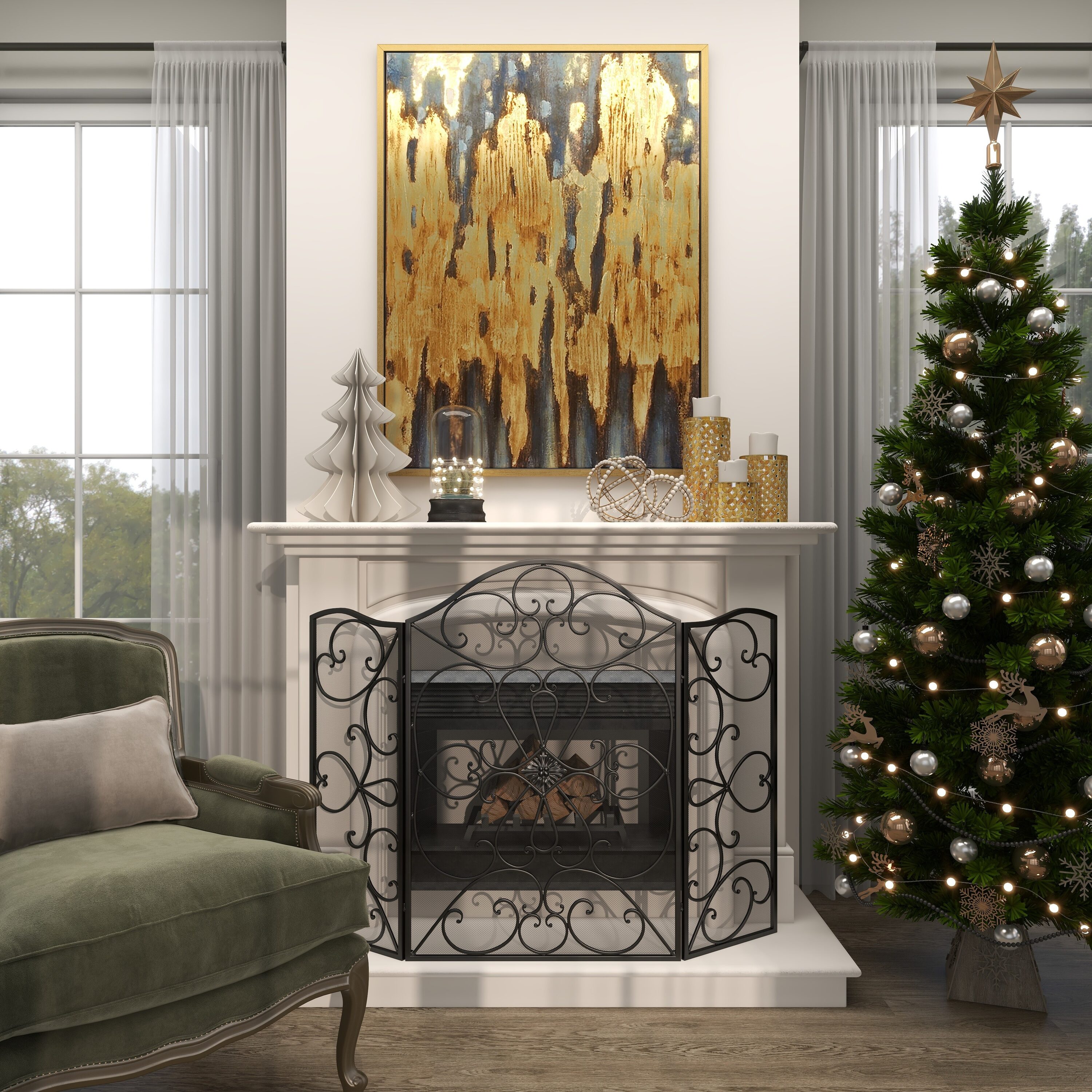 Grayson Lane 46041 Fireplace-Screens - View #5