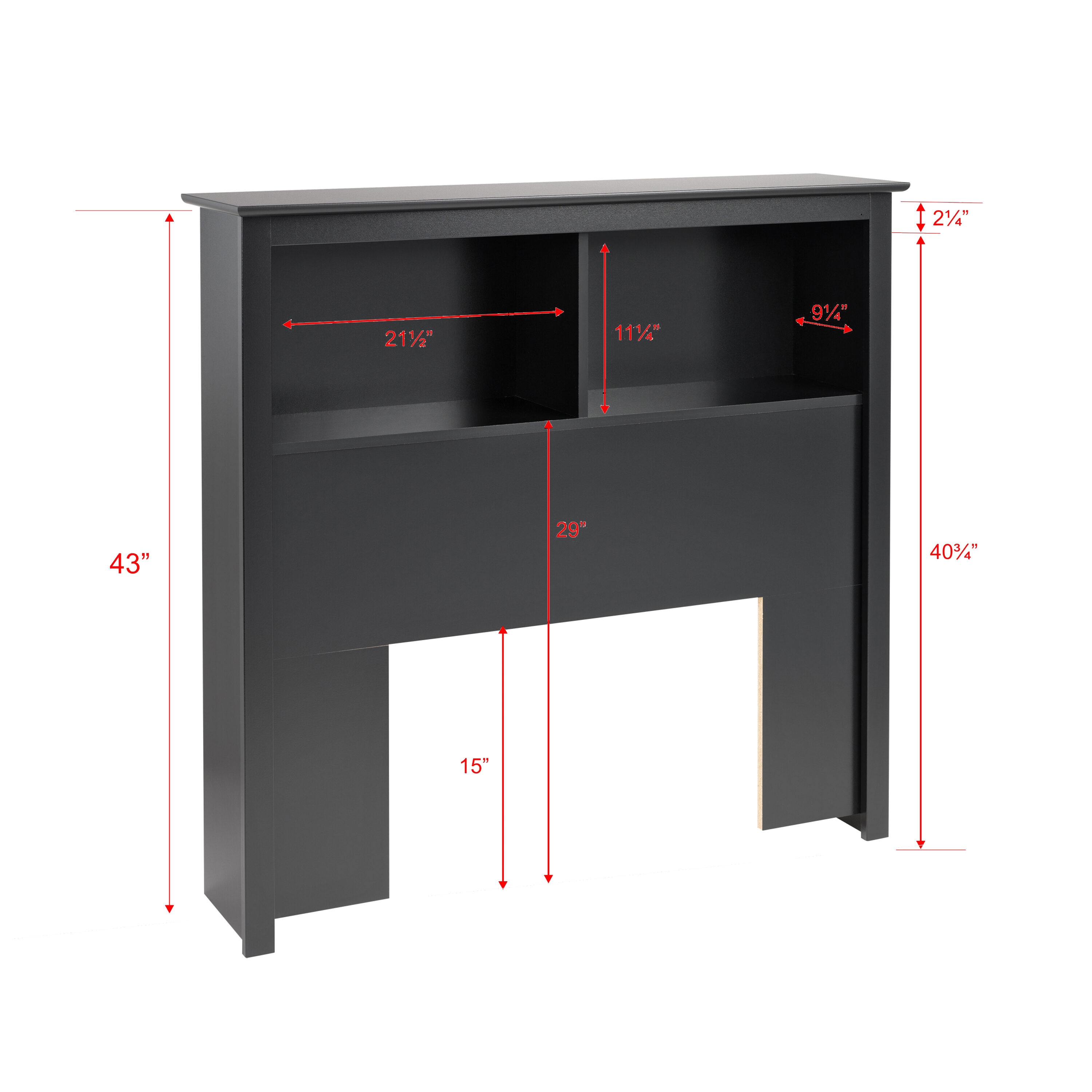 Prepac BSH-4543 Upholstered-Headboards - View #3