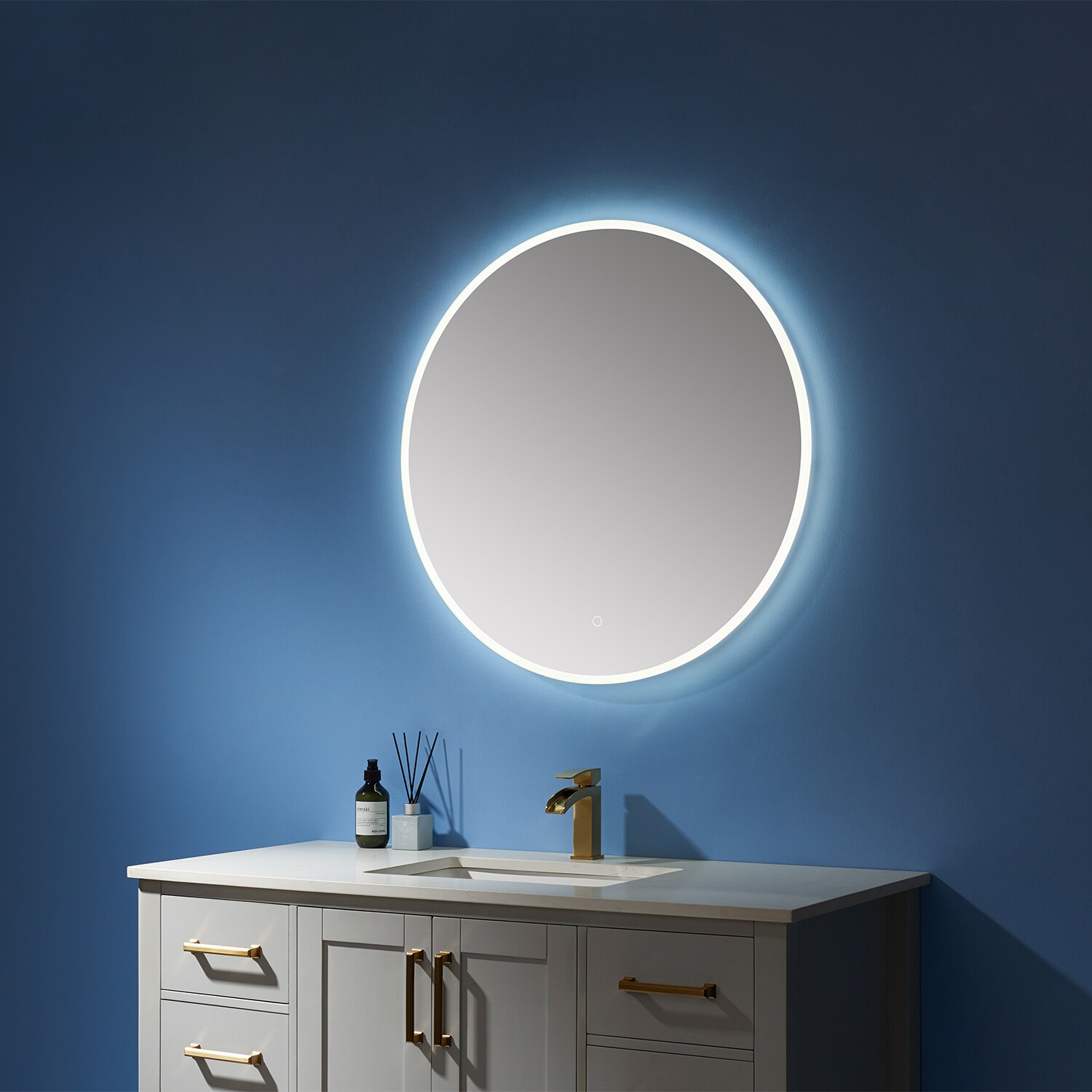 Vinnova 801032C-LED-AC Framed-Bath-Mirrors - View #3