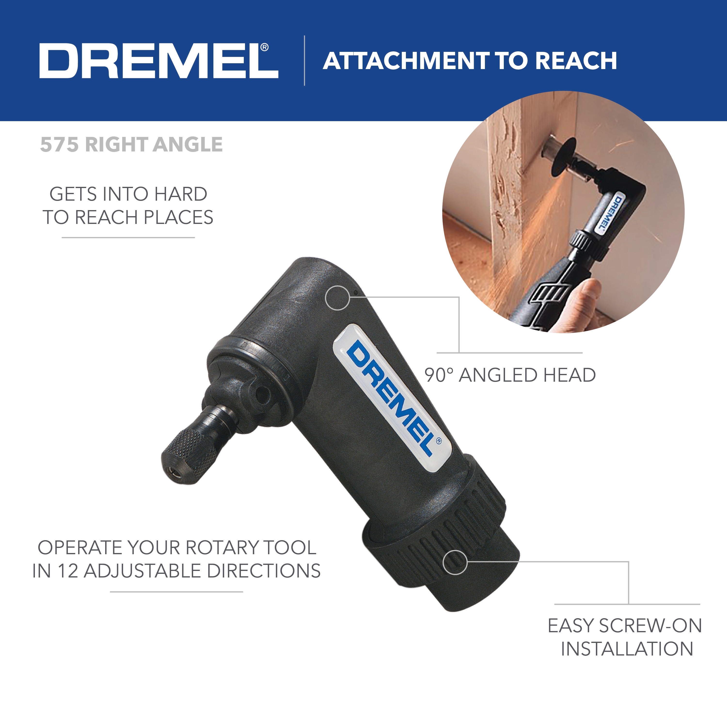 Dremel 1/32-in to 1/8-in Rotary Tool Chuck Adapter in the Rotary Tool  Attachments & Batteries department at