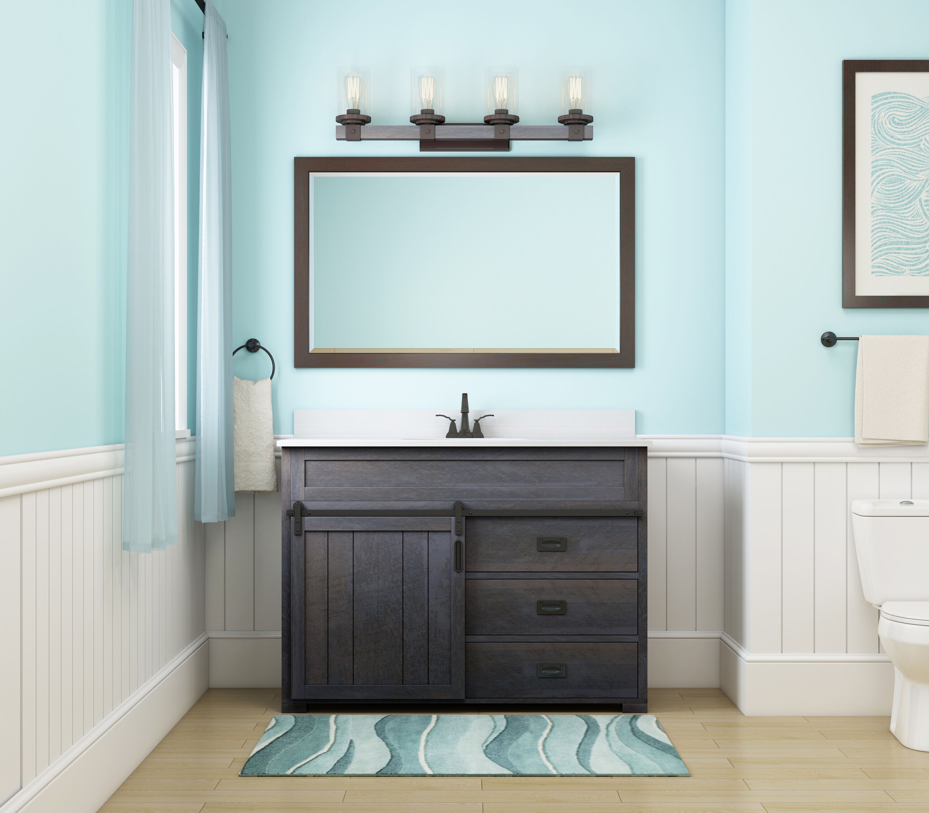 Style Selections WSL48BHV Bath-Vanity-Combo - View #4