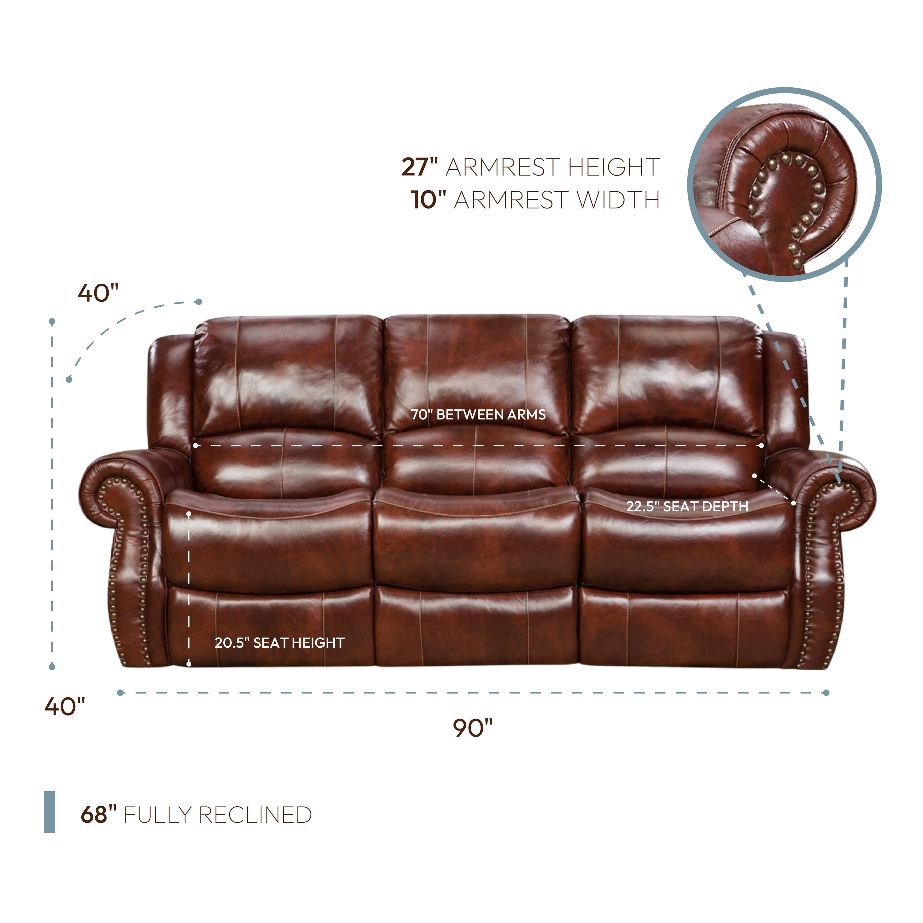 Cambridge 98528DRS-OB Sofas-Loveseats - View #2
