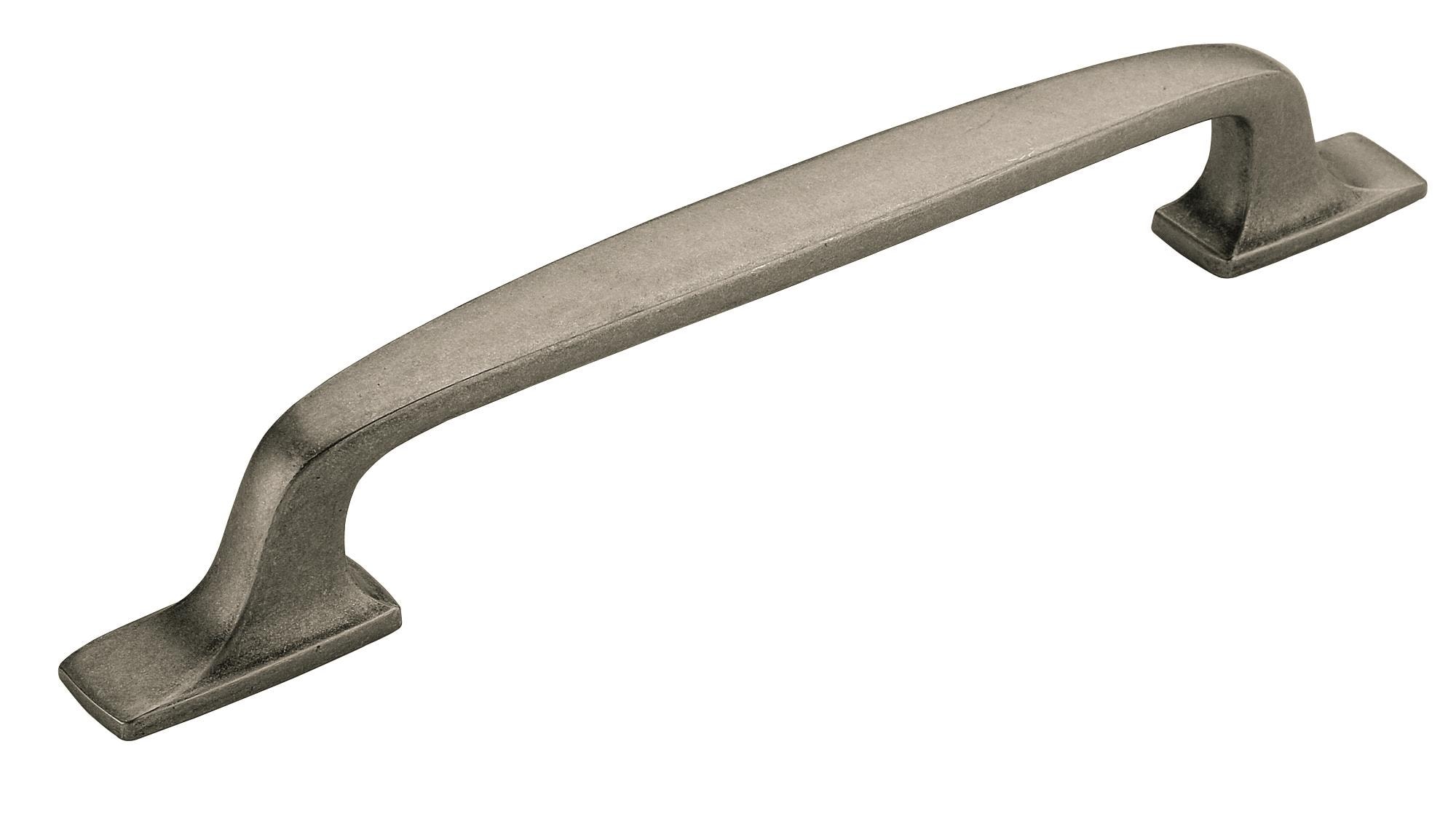 Amerock BP55322AP Highland Ridge 8-in , 203mm Center to Center Aged Pewter Arch Handle For Use on Appliances Drawer Pulls