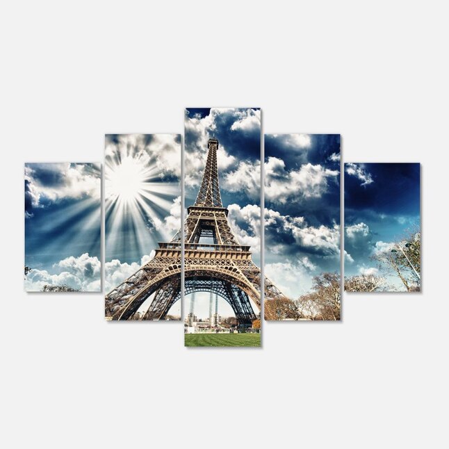 Designart 32-in H x 60-in W Landscape Print on Canvas in the Wall Art ...