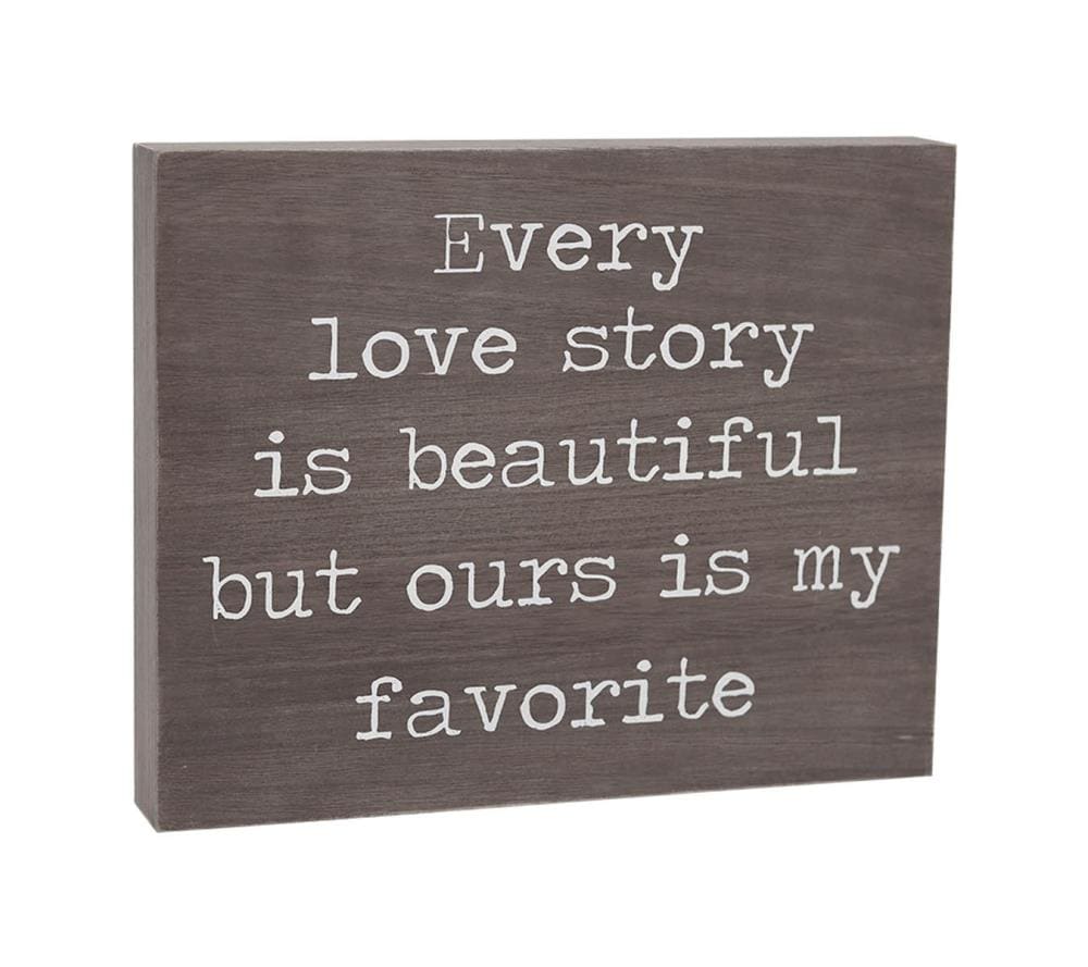 Parisloft SG0181 11.8-Inches W x 9.5-Inches H Wood Love Wall Phrases Wall accent