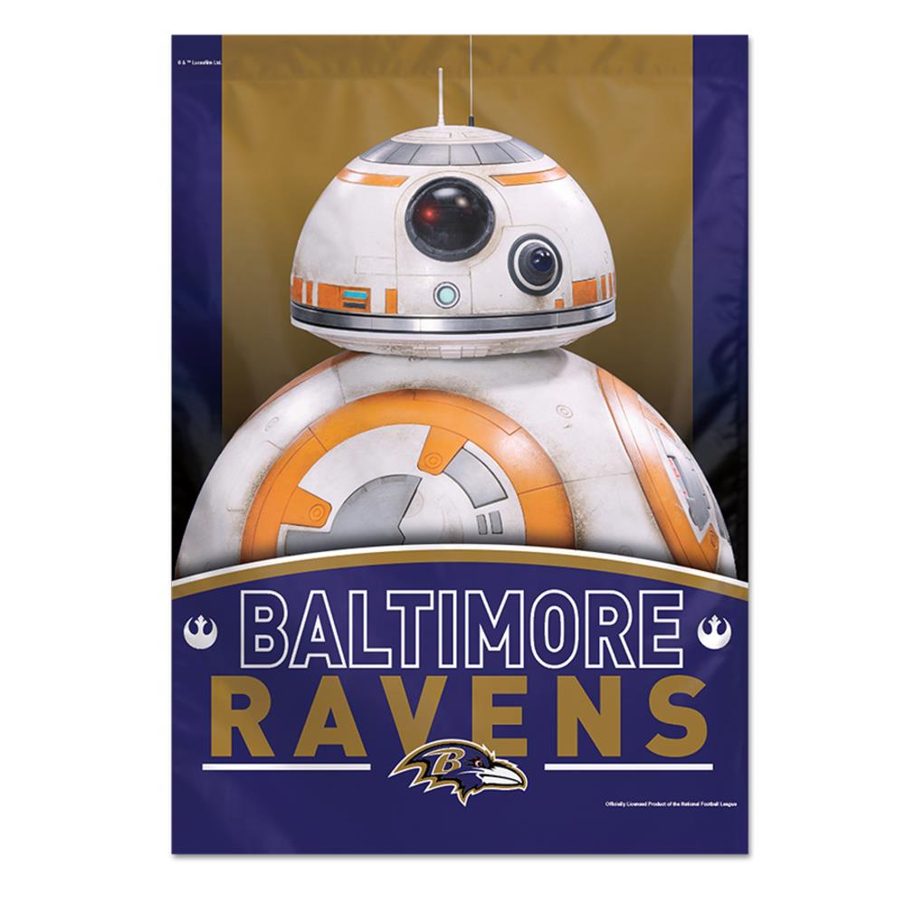 WinCraft Sports 2.33-ft W x 3.33-ft H Baltimore Ravens Flag in the  Decorative Banners & Flags department at