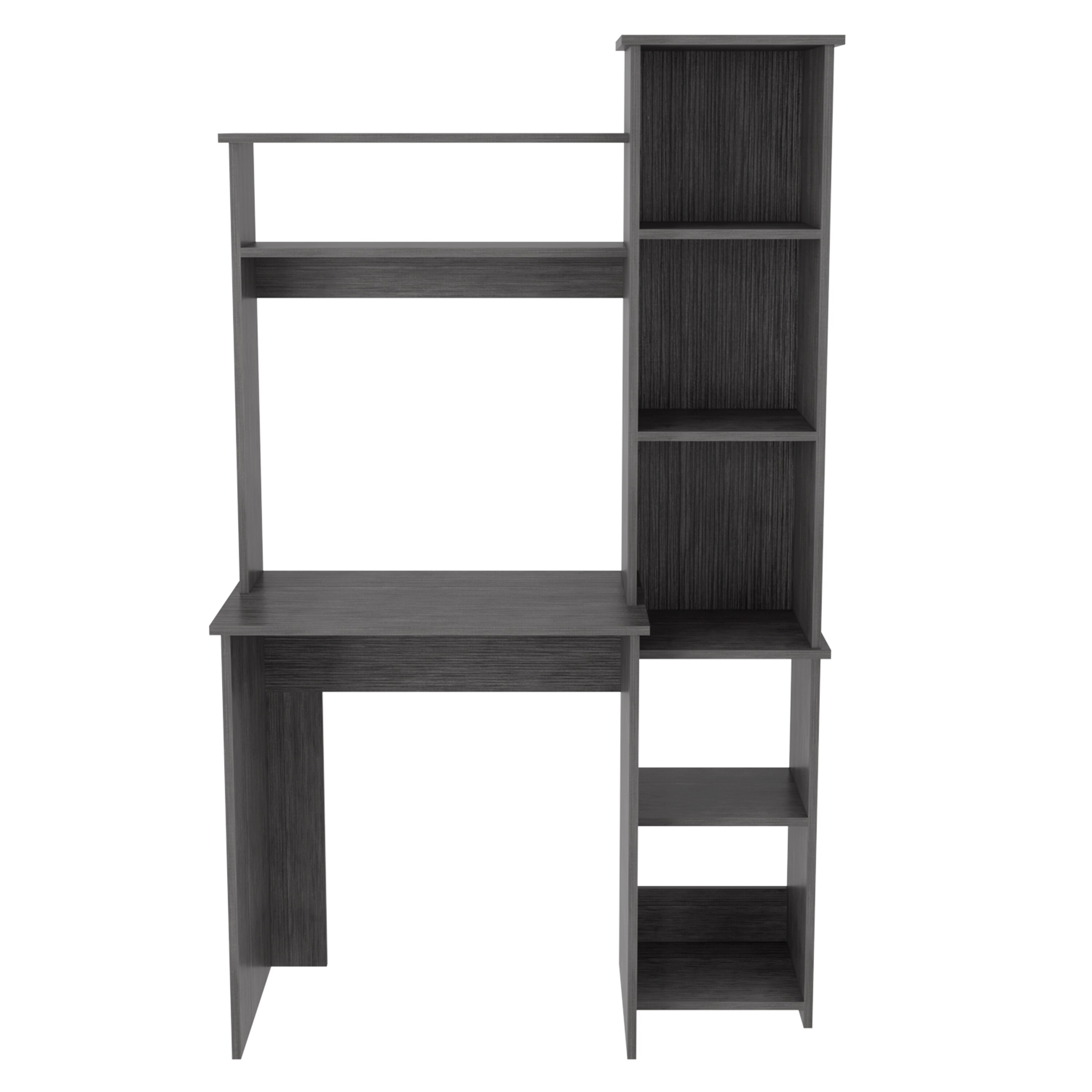 Flynama L-92003 24.6-in Gray Modern/Contemporary Writing desk Hutch Included