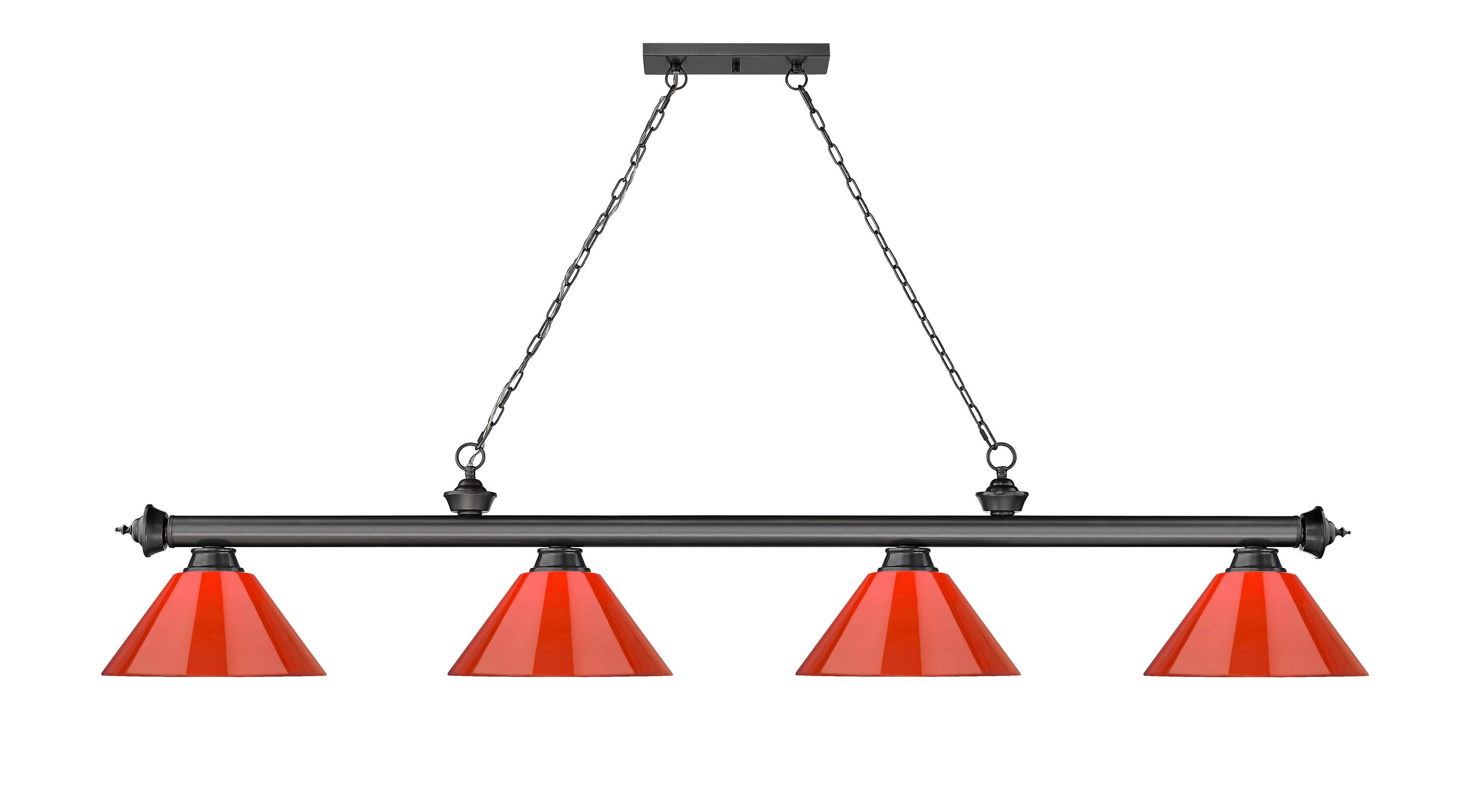 Z-Lite 2306-4BP-PRD Pool-Table-Lighting - View #2