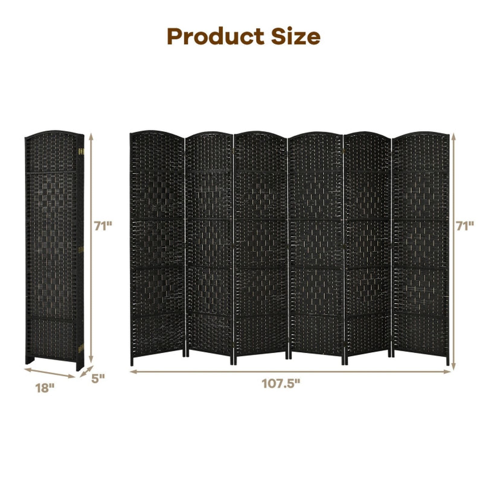 SUGIFT LW018SUGHY1813 Indoor-Privacy-Screens - View #3