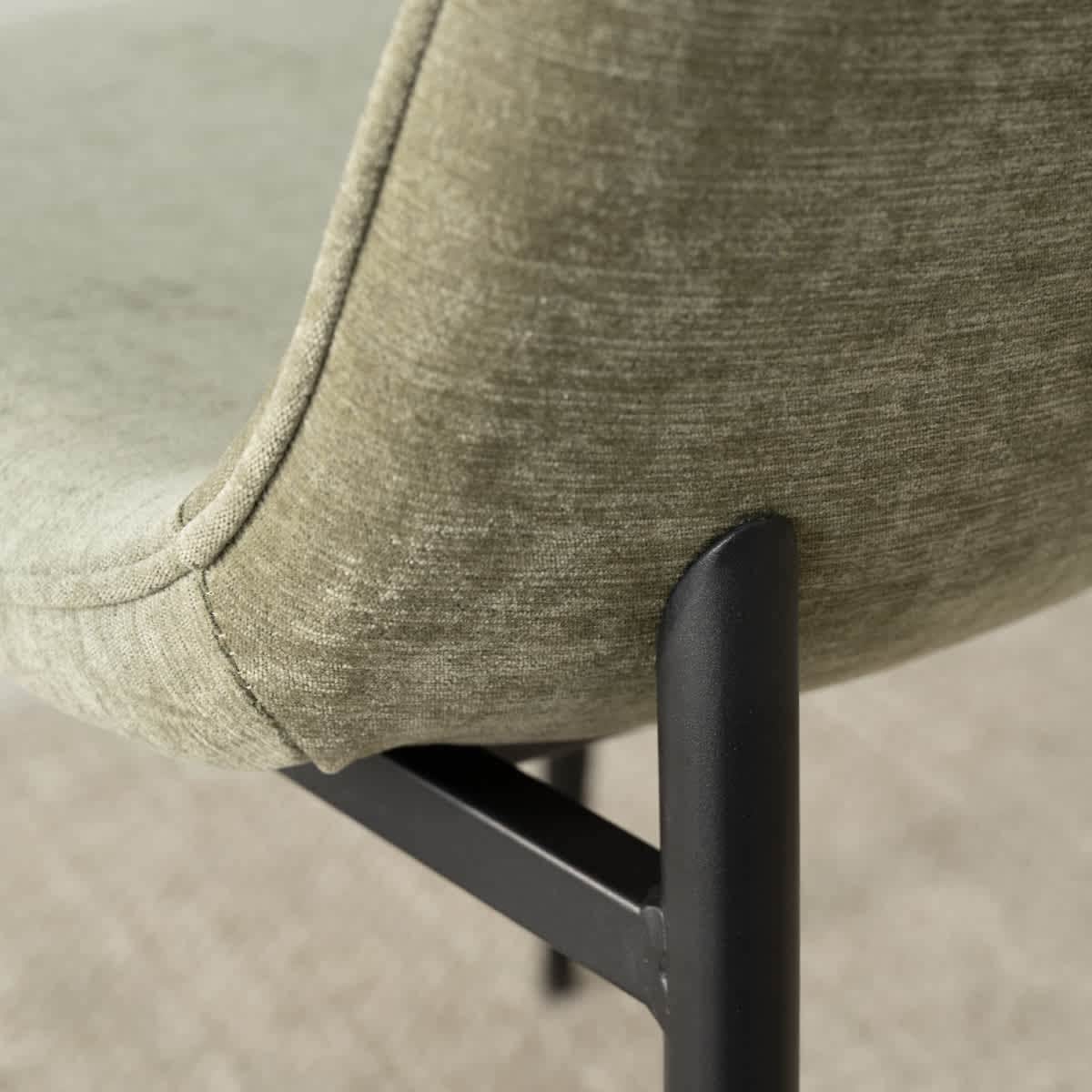 Maison Boucle OSLO-CHAIR-BK-GREEN Dining-Chairs - View #7