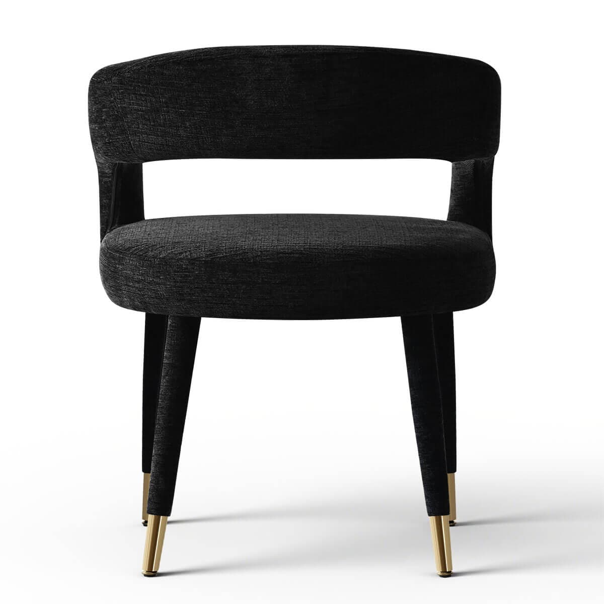 Maison Boucle ANNA-CHAIR-BLACK Dining-Chairs - View #4