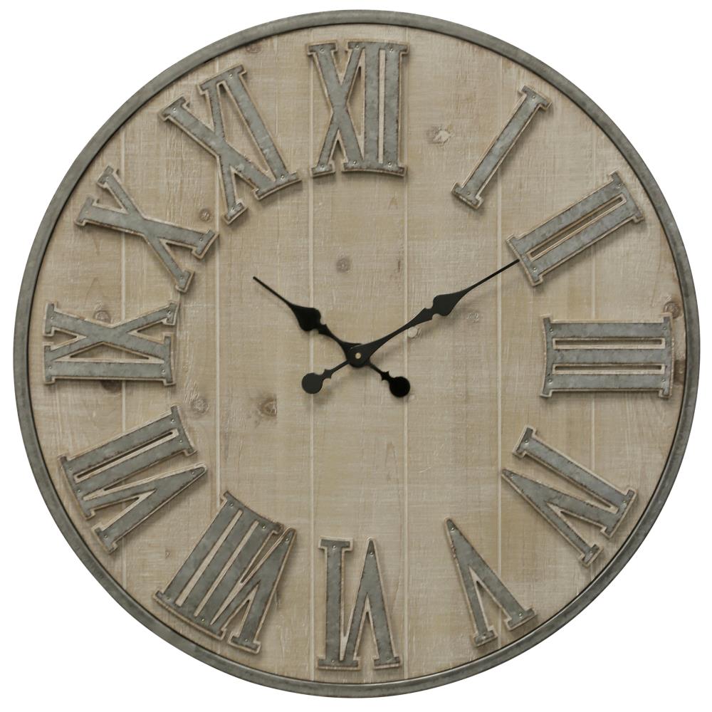 StyleCraft Home Collection WC2135DS Analog Round Wall Clock