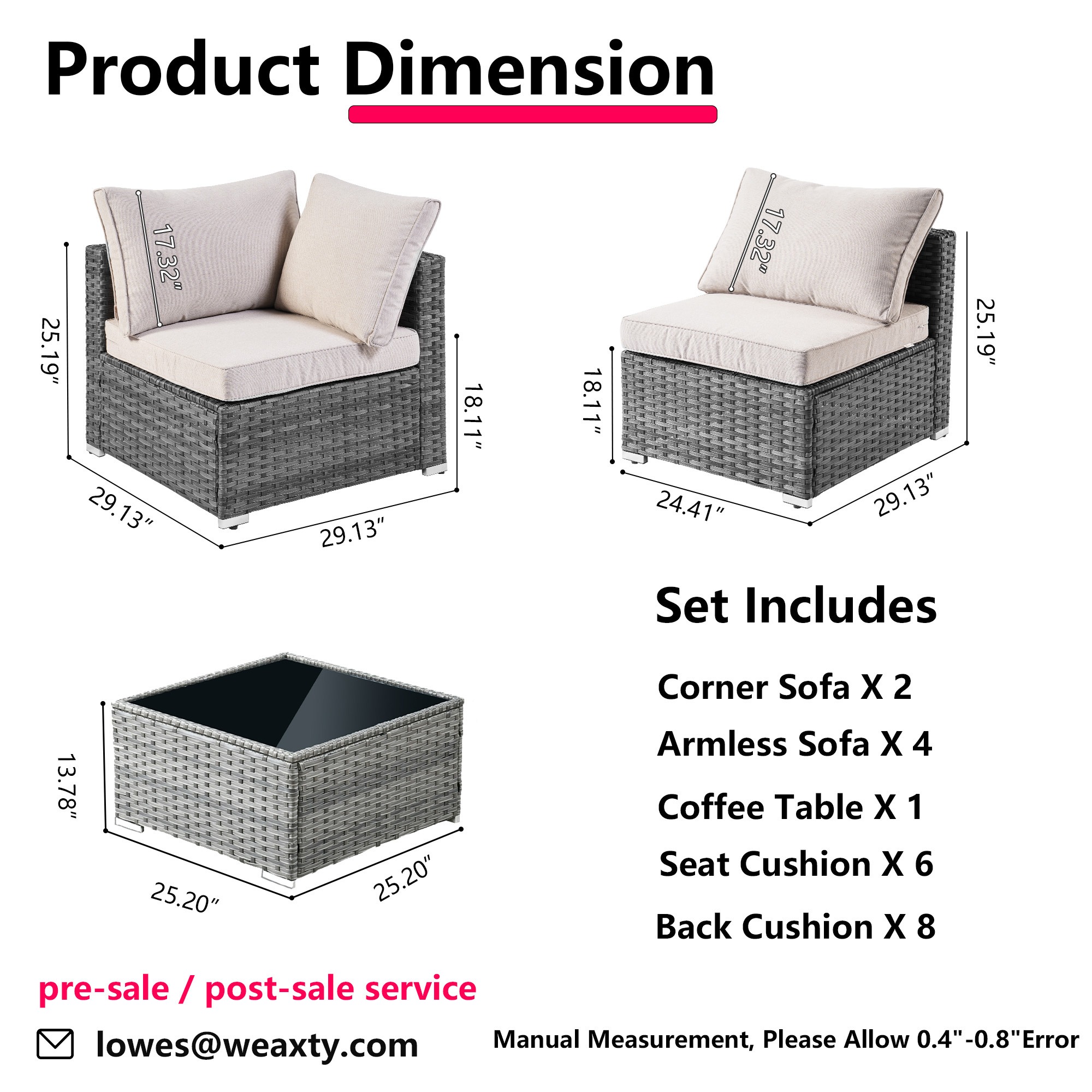 weaxty HMBHOP607 Patio-Sofas-Daybeds - View #7